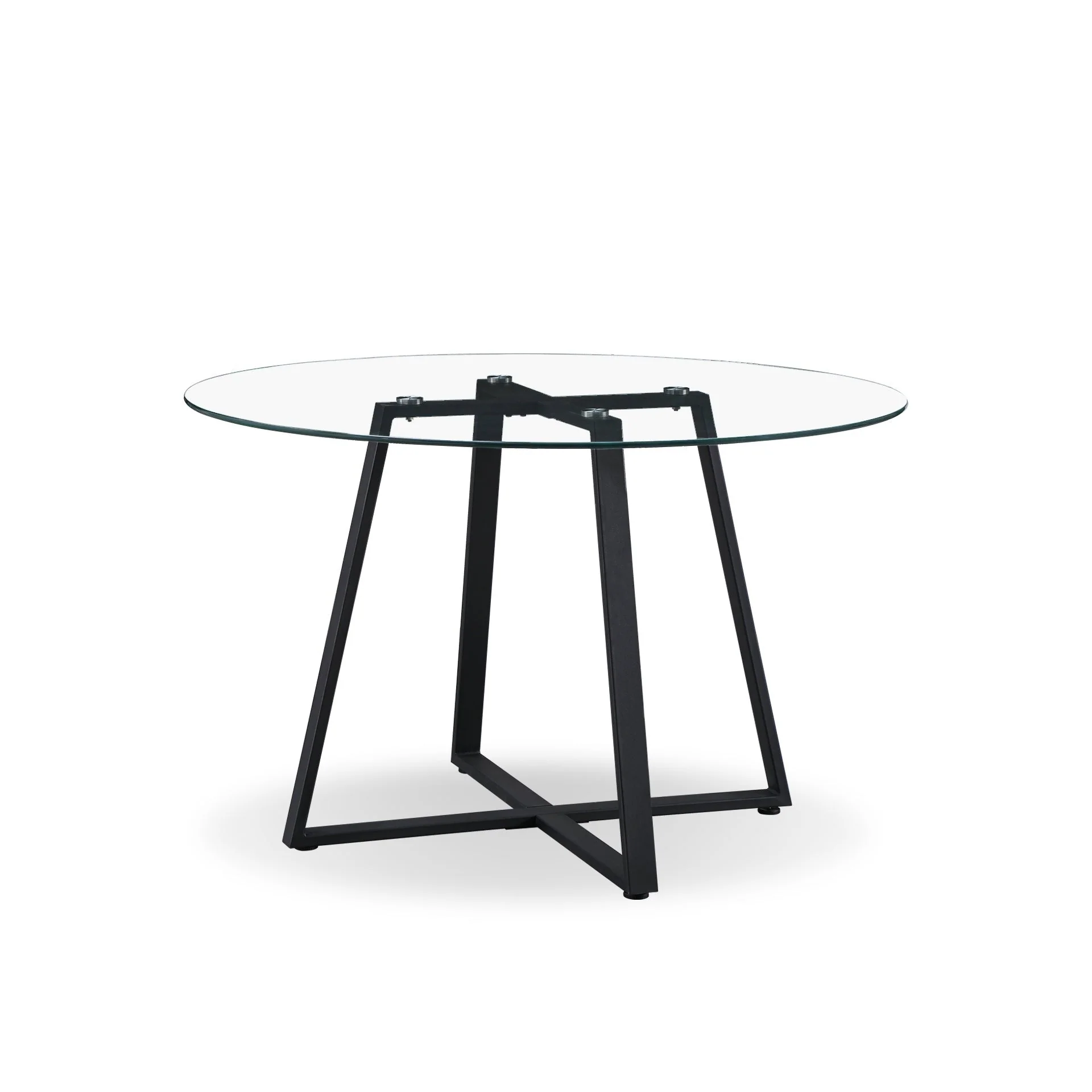 Chase Tempered Glass Round Dining Table 120 X 75cm - Image 4