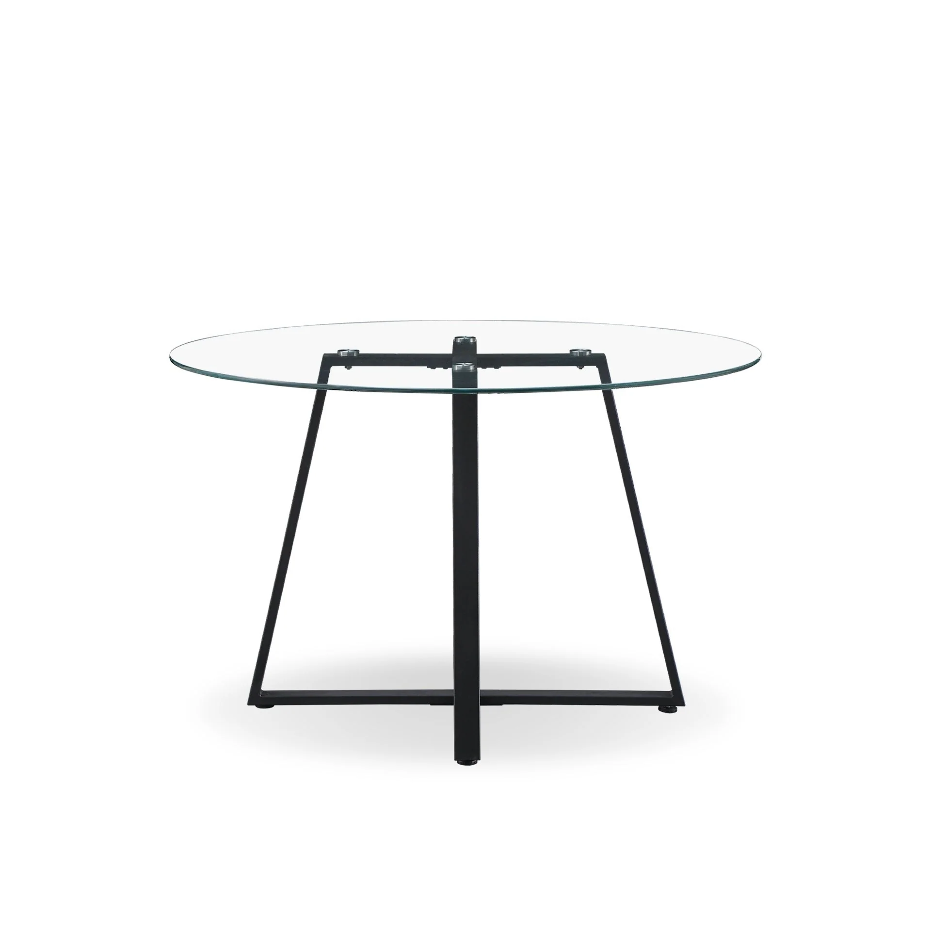 Chase Tempered Glass Round Dining Table 120 X 75cm - Image 5