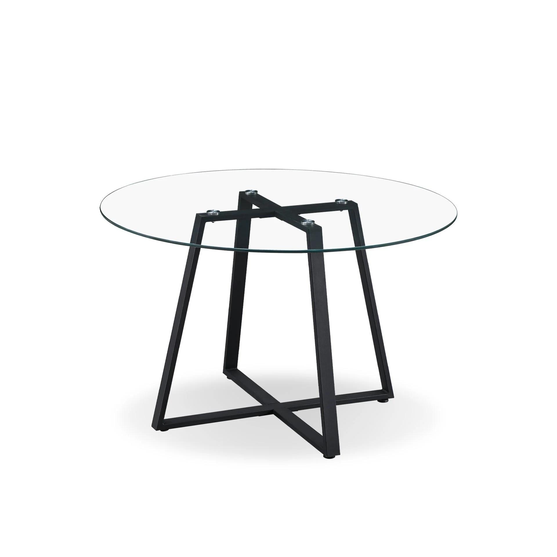 Chase Tempered Glass Round Dining Table 120 X 75cm - Image 6