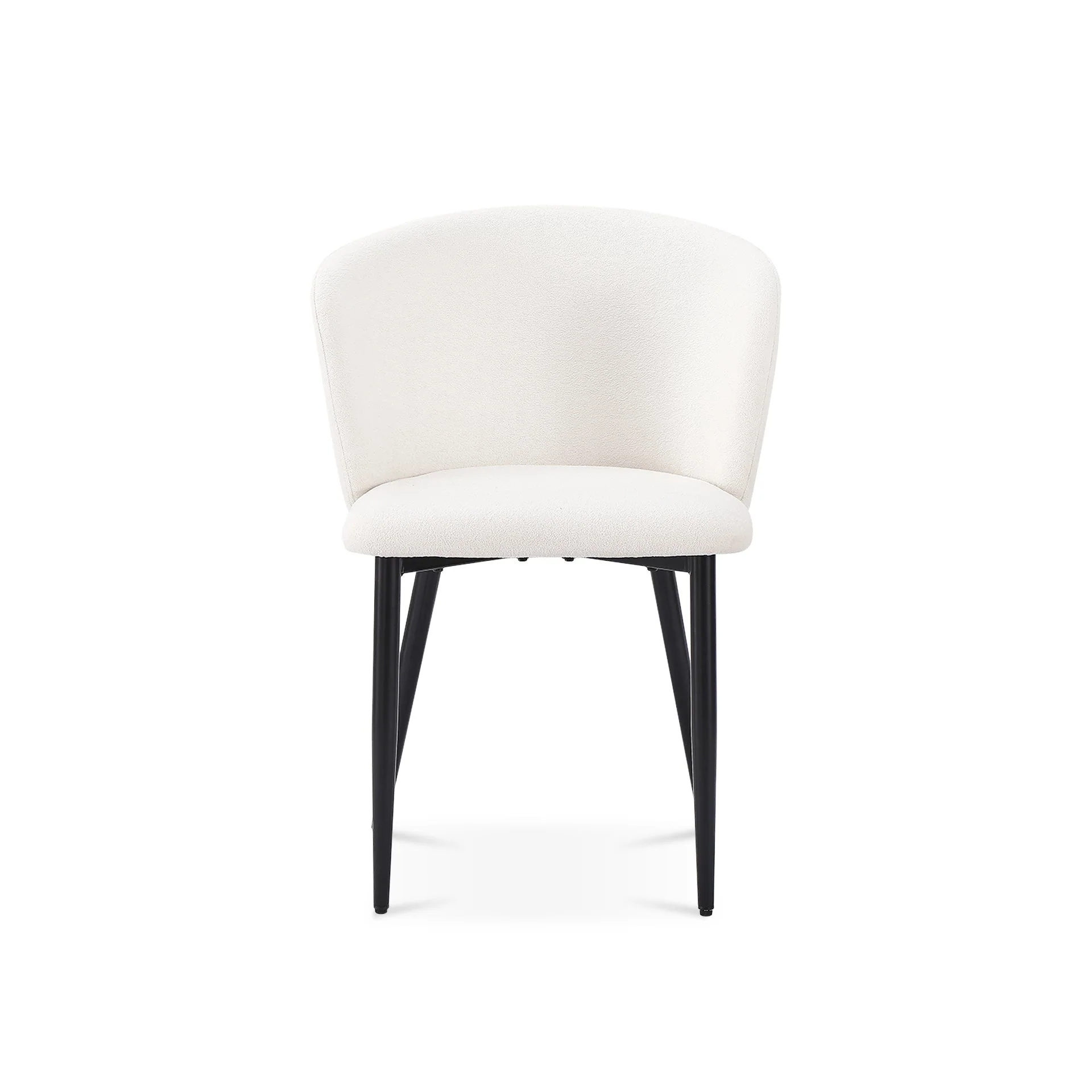 Chelsea Dining Chair - Set of 4 - White + Black - Image 2