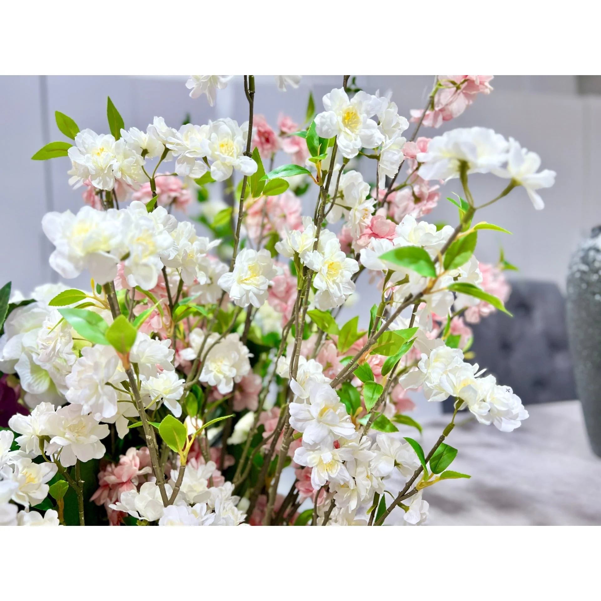 Cherry Blossom Spray White 100cm