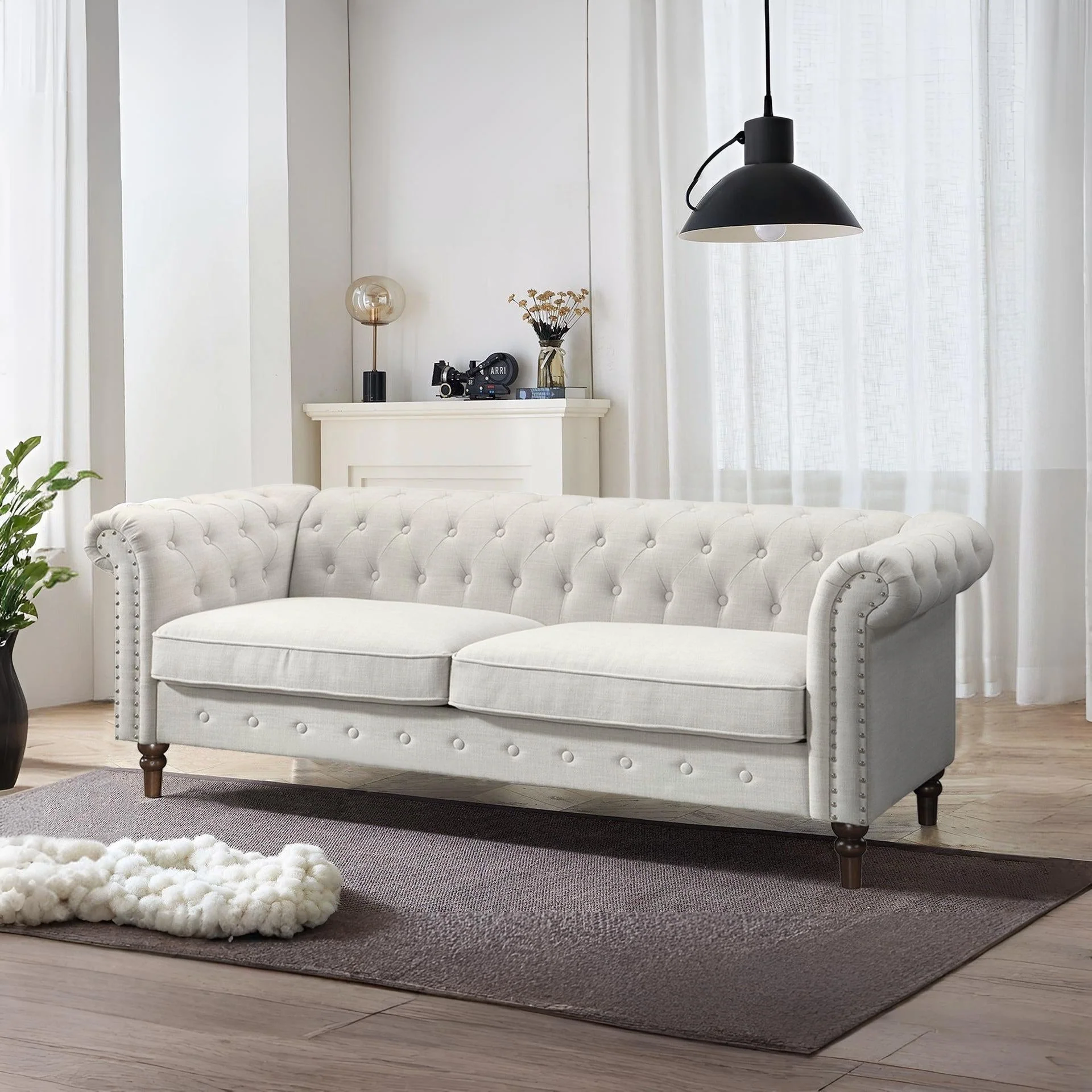 Chesley 3 Seater Sofa - Natural Oat