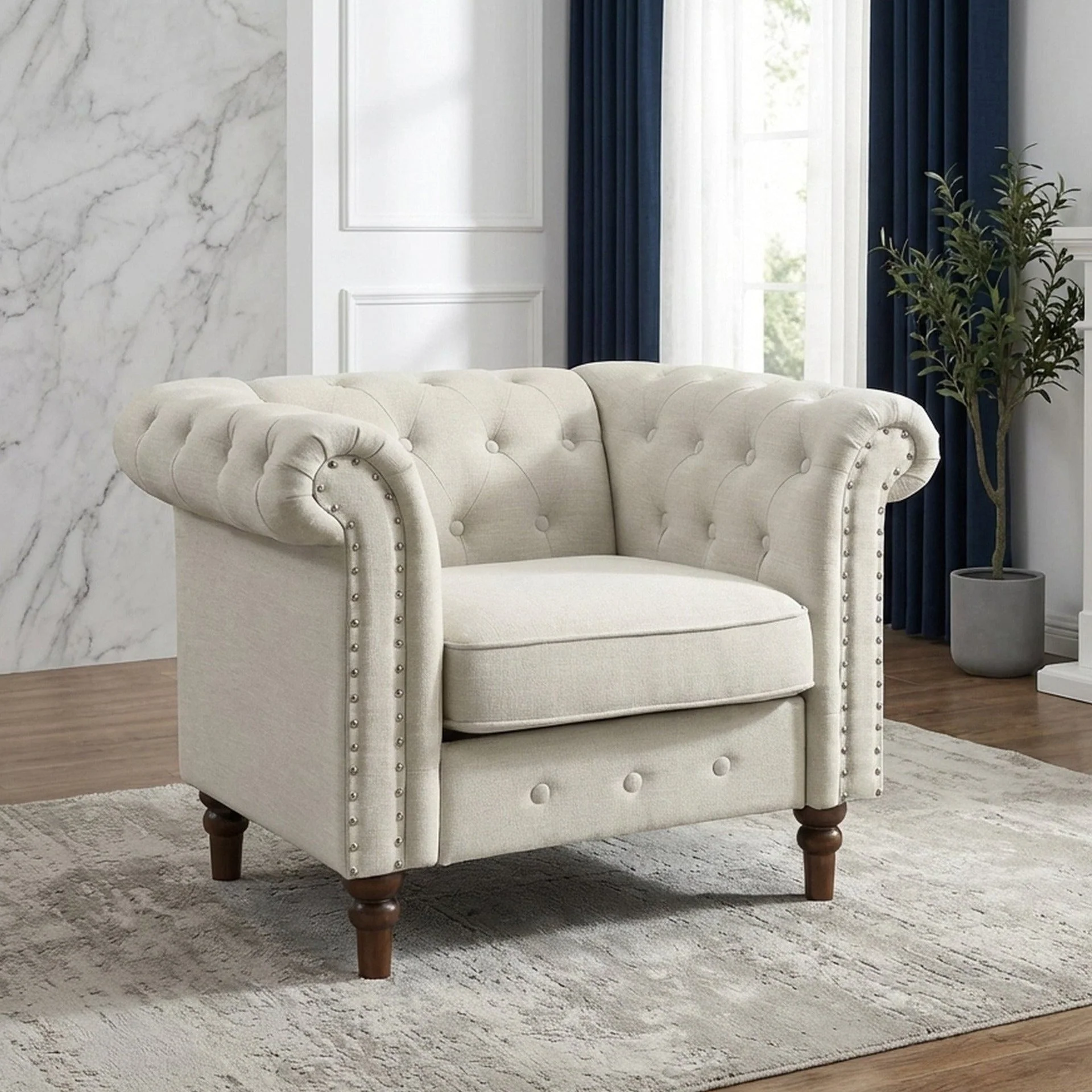Chesley Occasional Chair - Natural Oat - Image 2