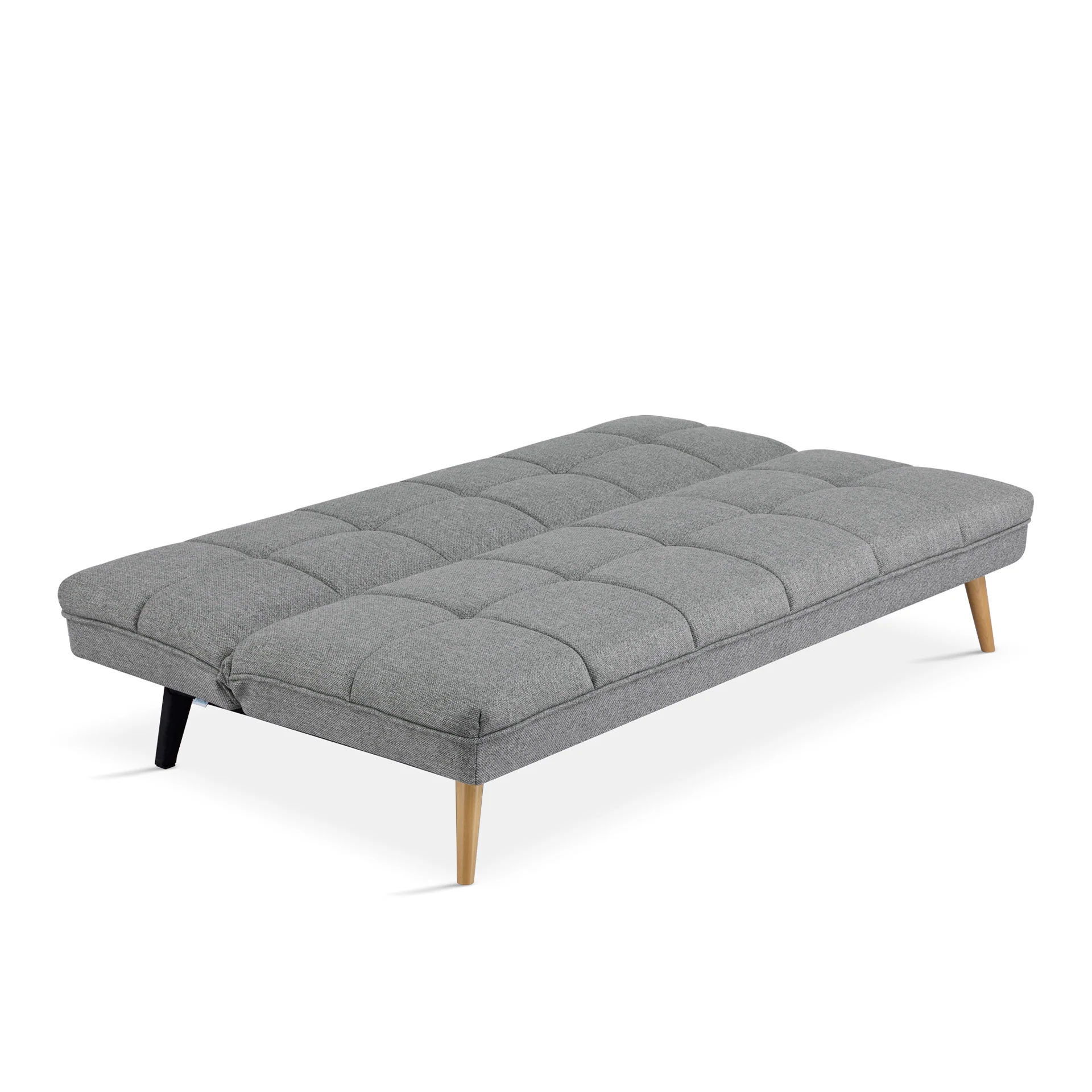 Chile 3 Seater Sofa Bed - Light Grey - Image 11