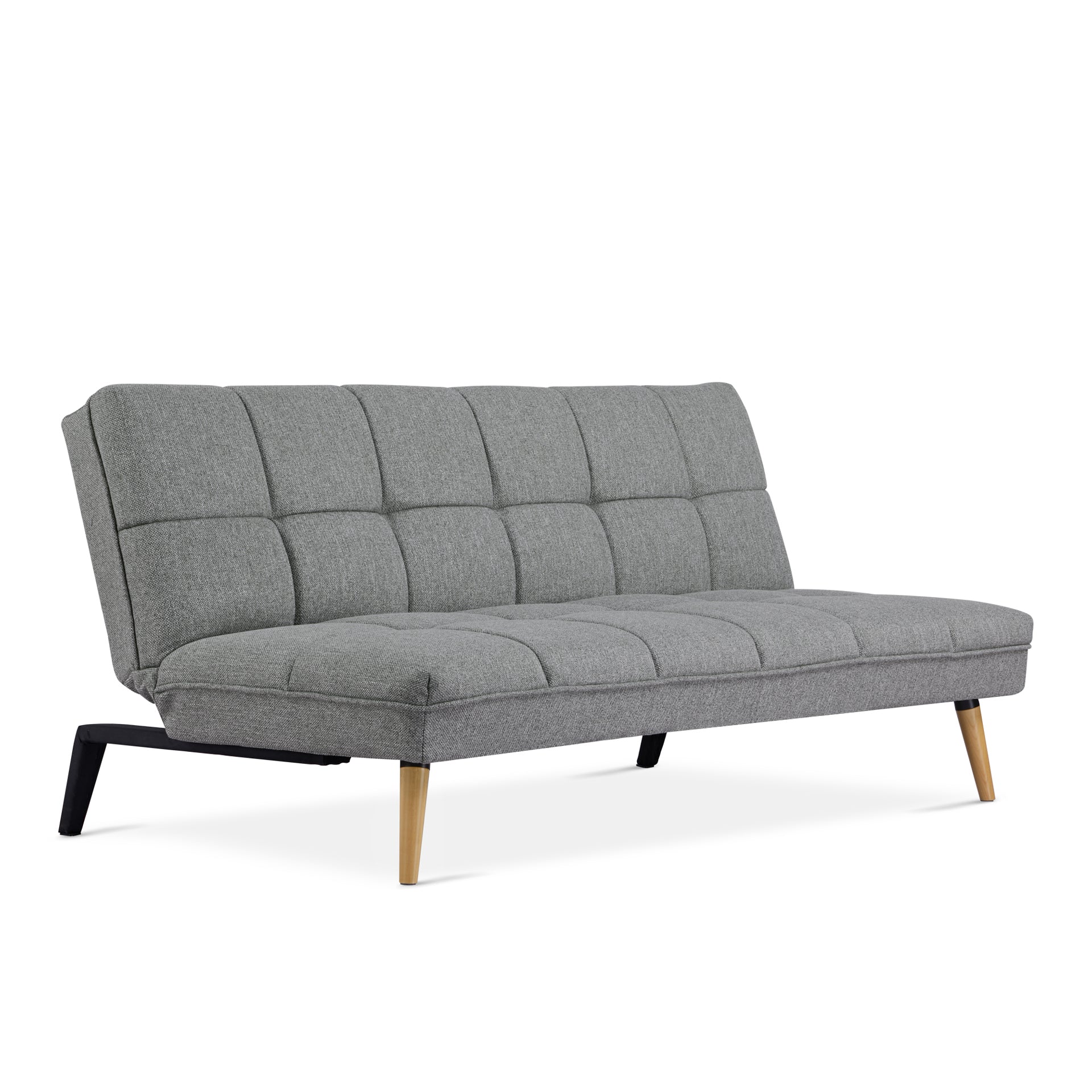 Chile 3 Seater Sofa Bed - Light Grey - Image 9