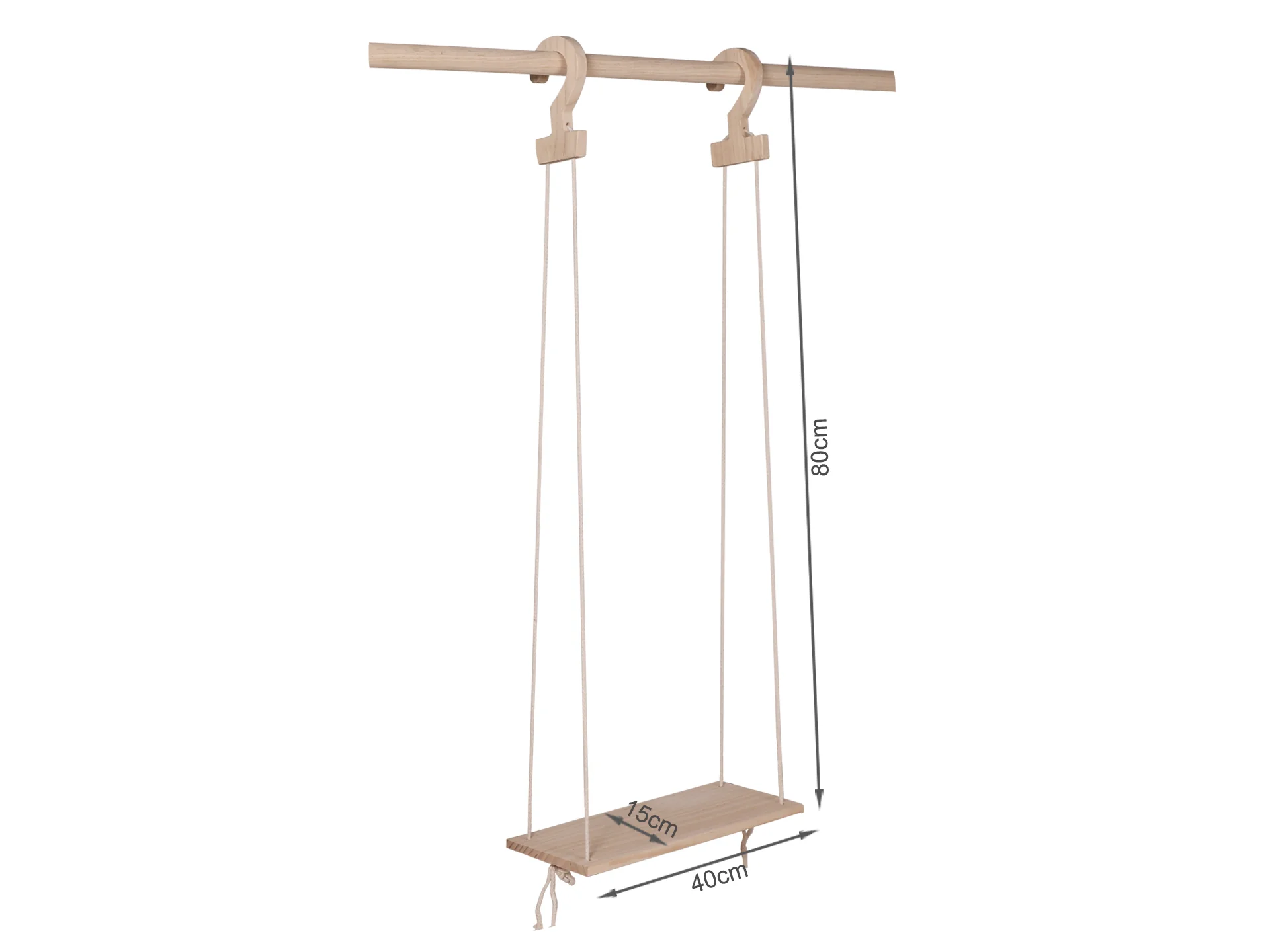 CHILWA Wall Hanging Shelf - Oak - Image 3