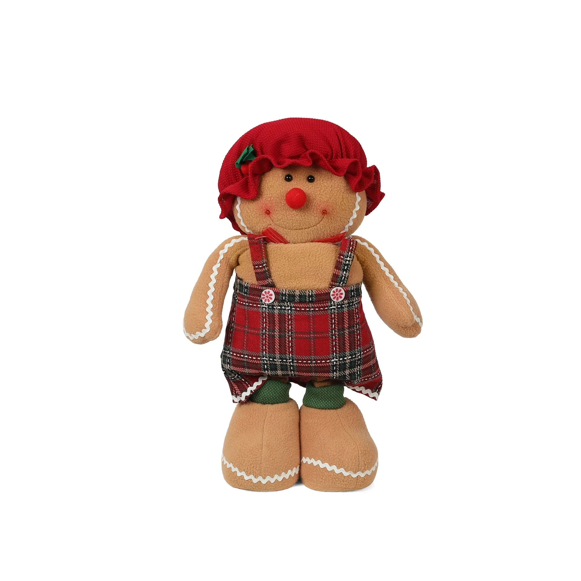 Christmas Decoration Extendable Gingerbread Girl to 90cm