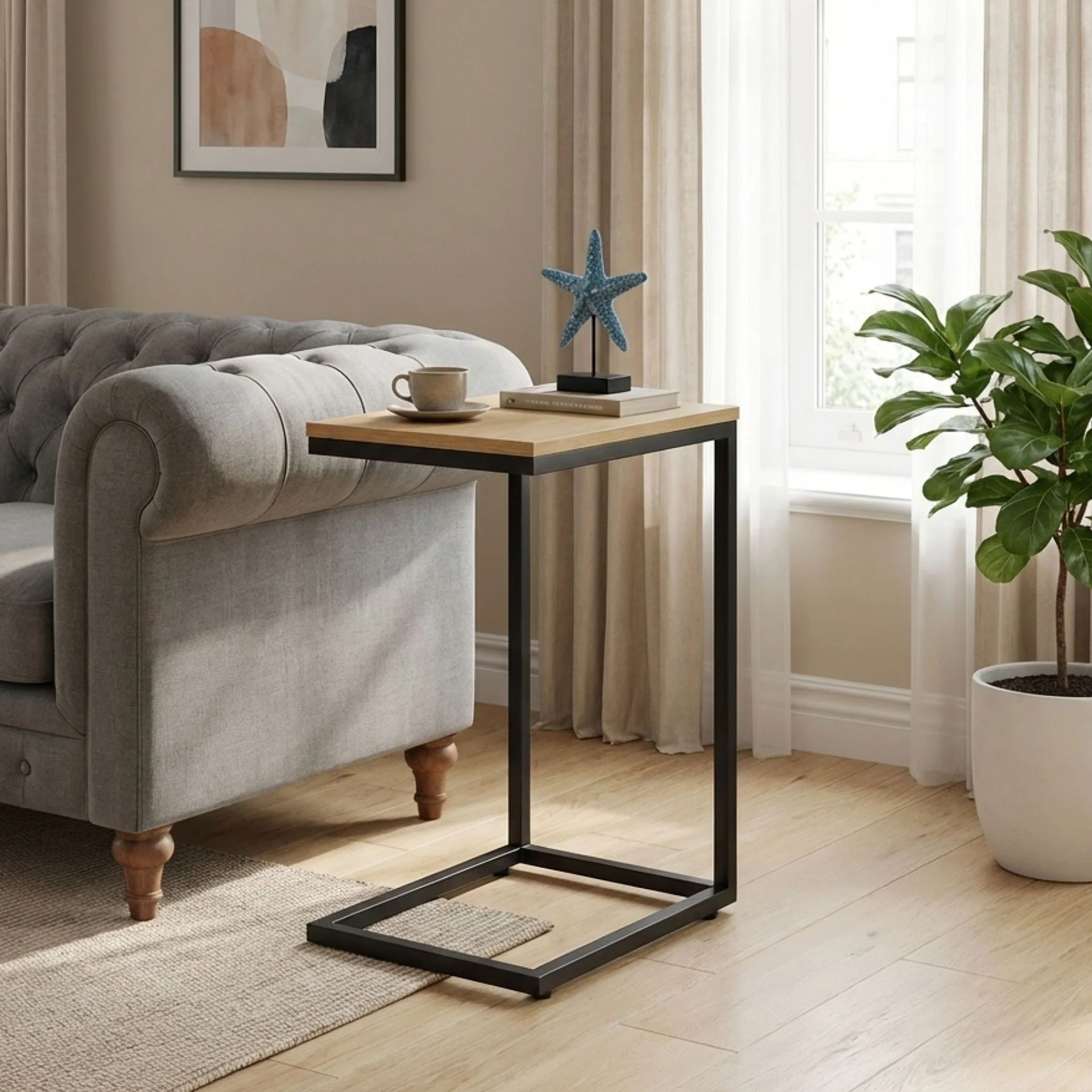 Clavia Side Table - Natural - Image 2
