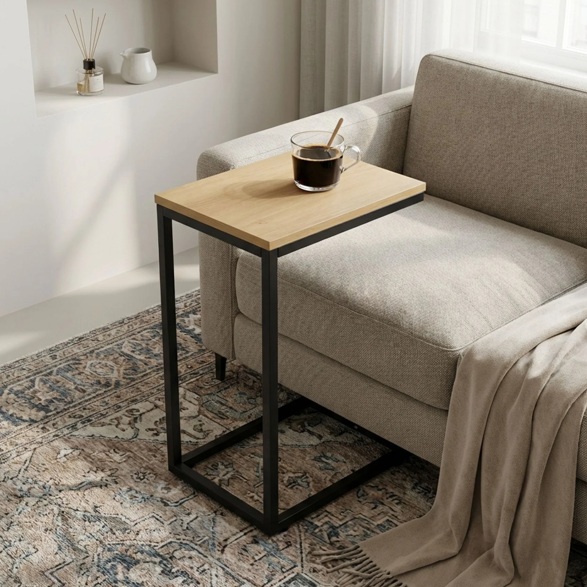 Clavia Side Table - Natural - Image 4