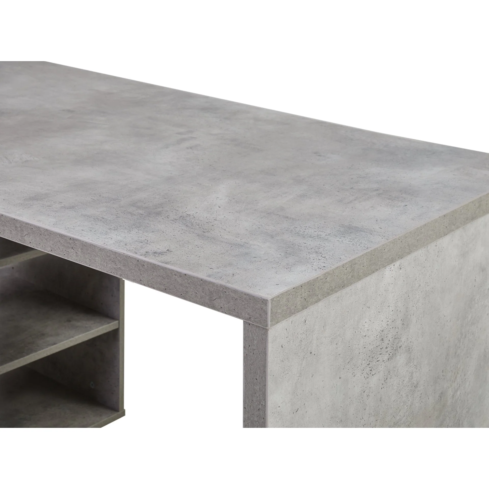 Clifford 140cm Computer Desk - Cement - Image 10