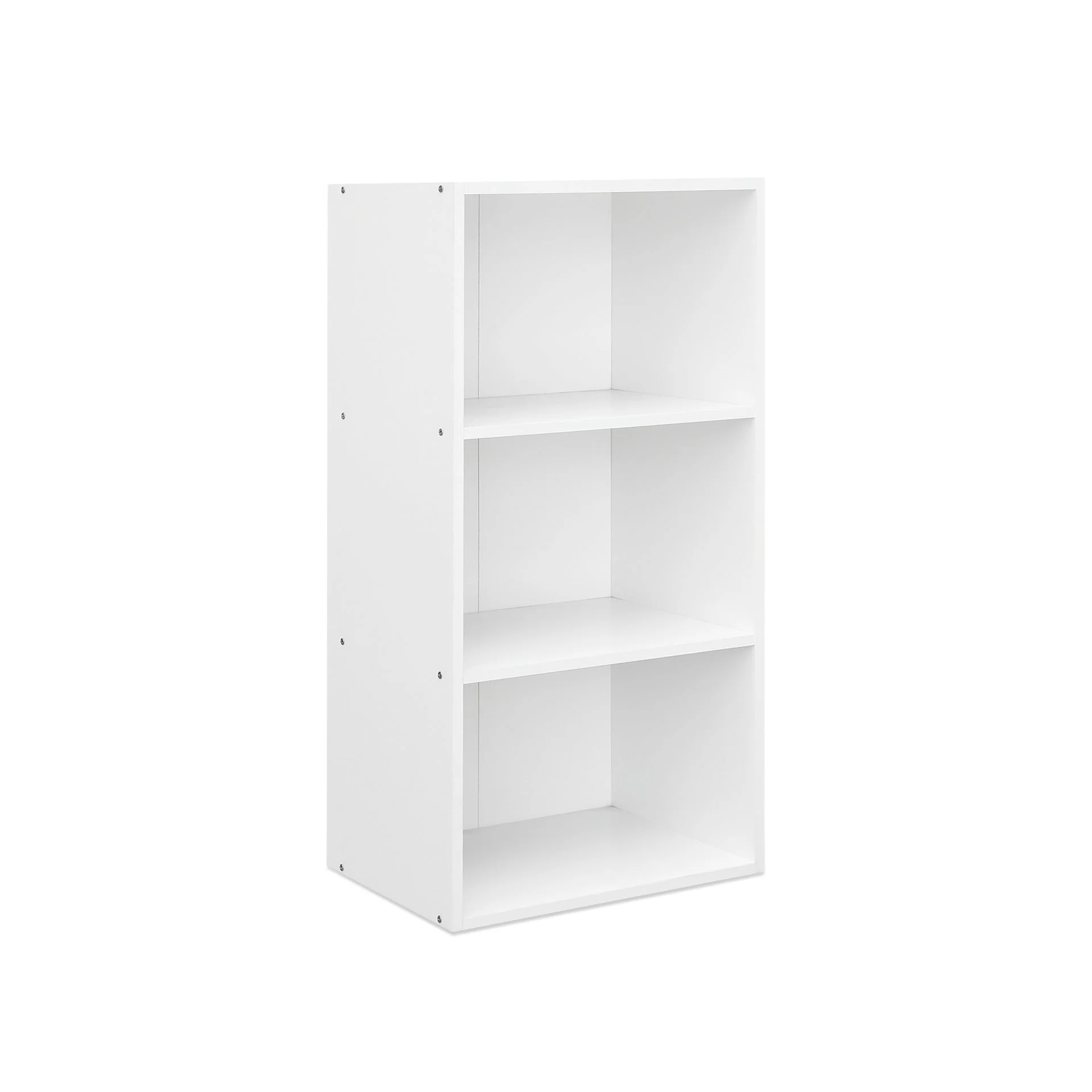 Clinton 3 Tier Bookshelf Display Shelf - White - Image 4