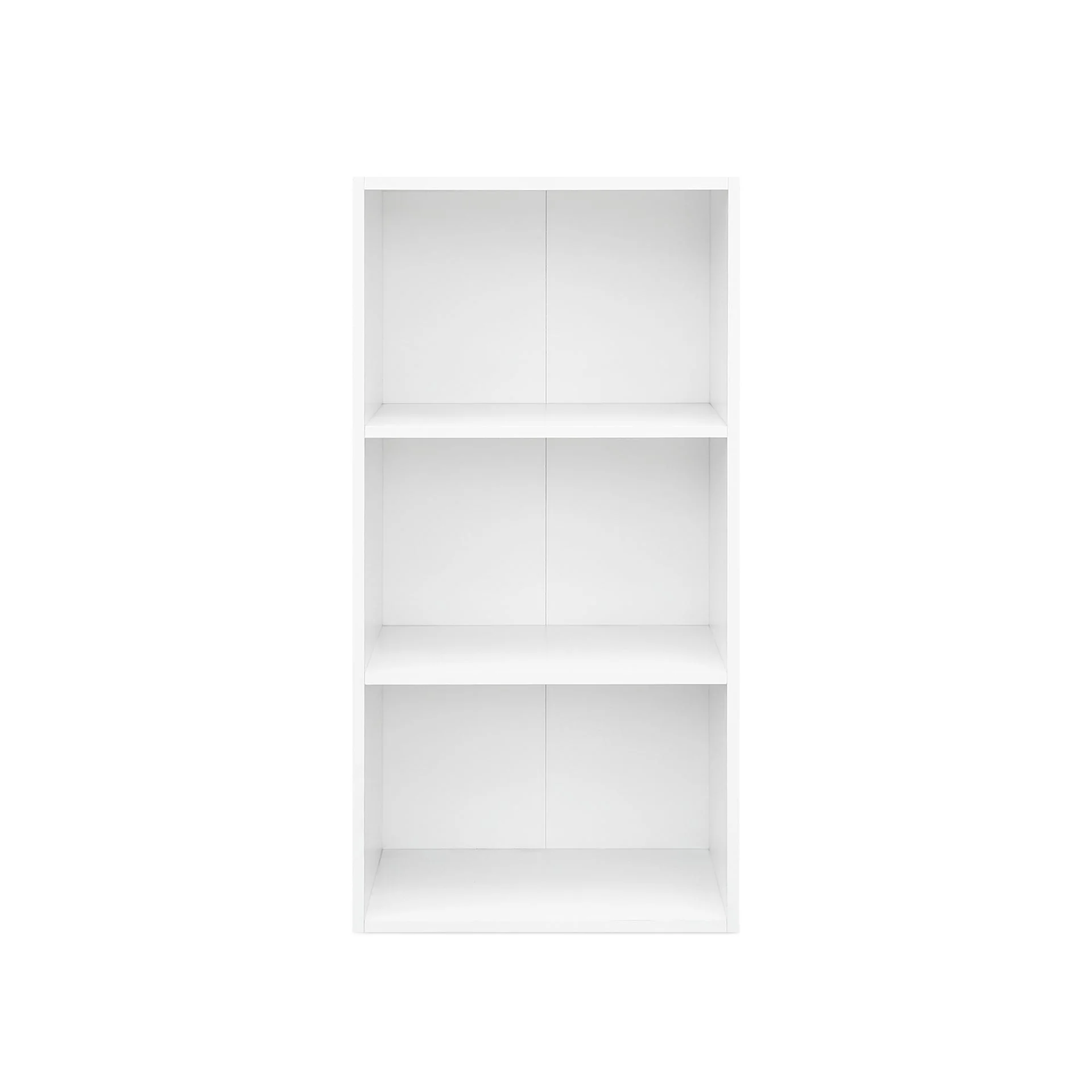 Clinton 3 Tier Bookshelf Display Shelf - White - Image 5