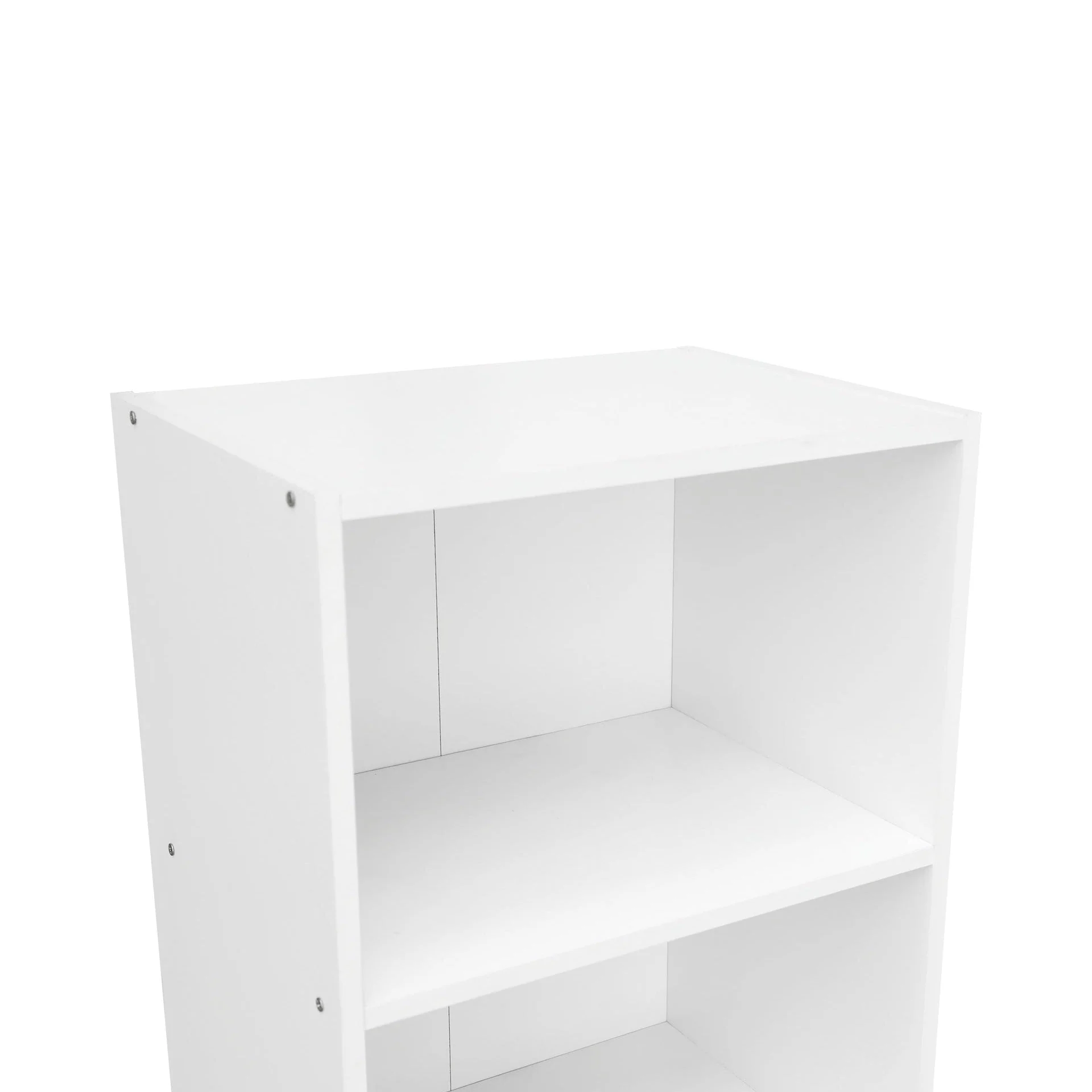 Clinton 3 Tier Bookshelf Display Shelf - White - Image 6