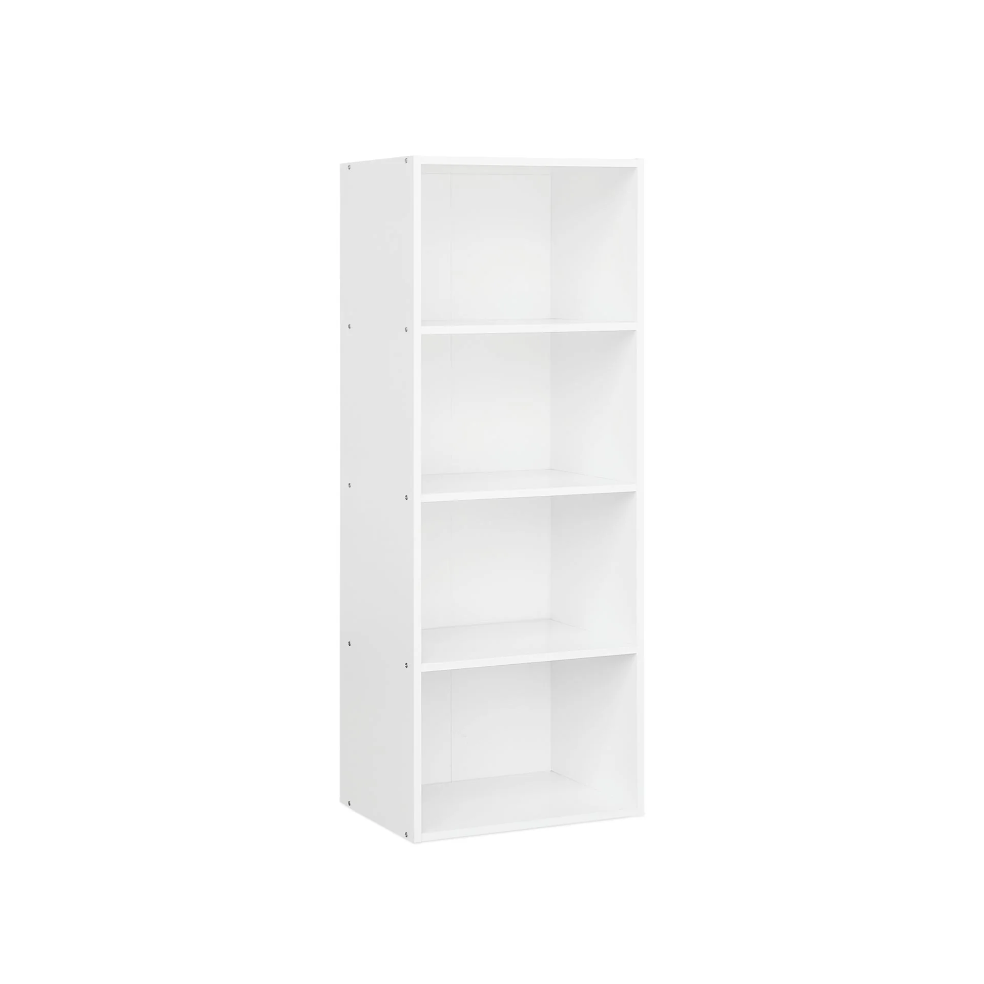 Clinton 4 Tier Bookshelf Display Shelf - White - Image 7