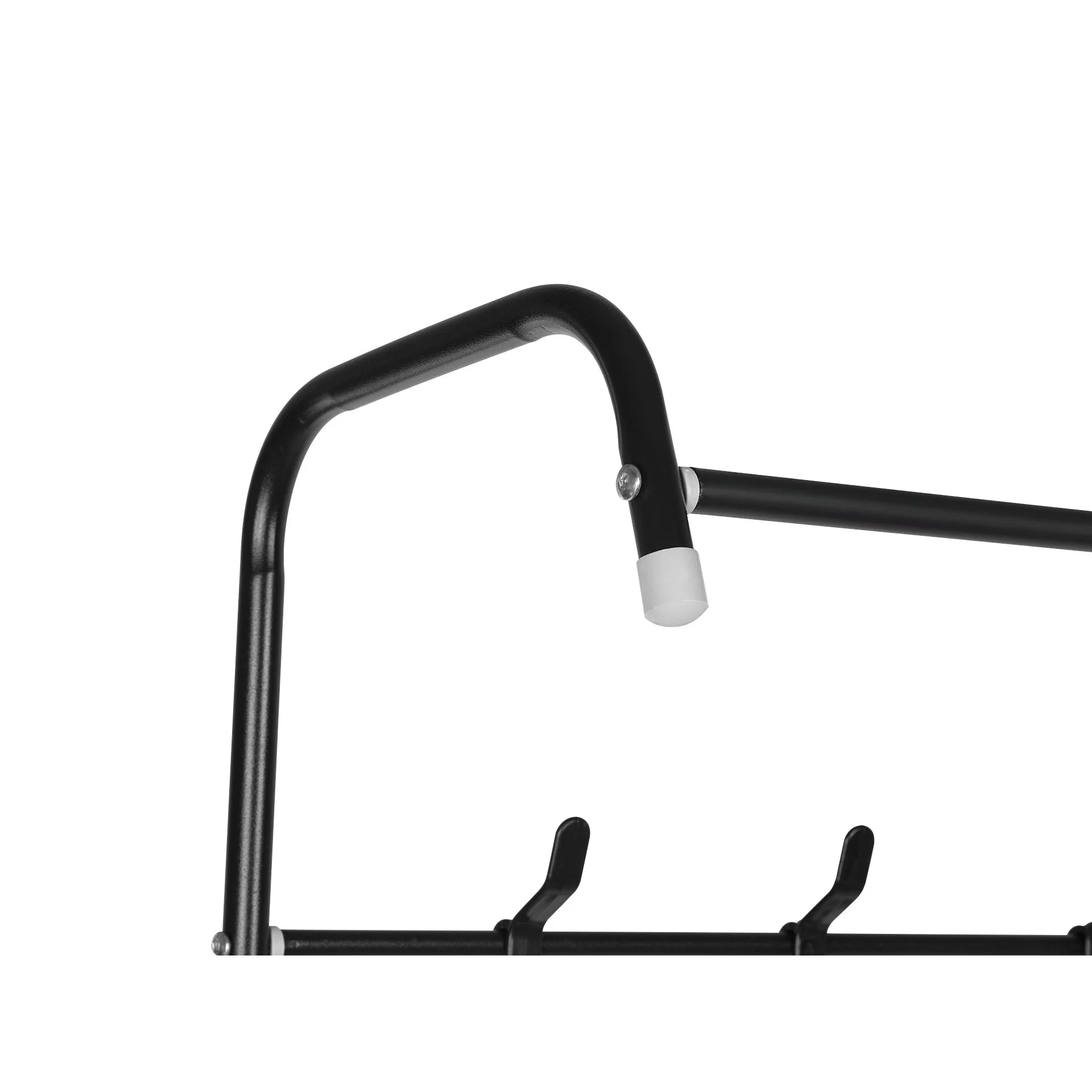 Clothing Garment Rack with Shelves - Black - Image 5