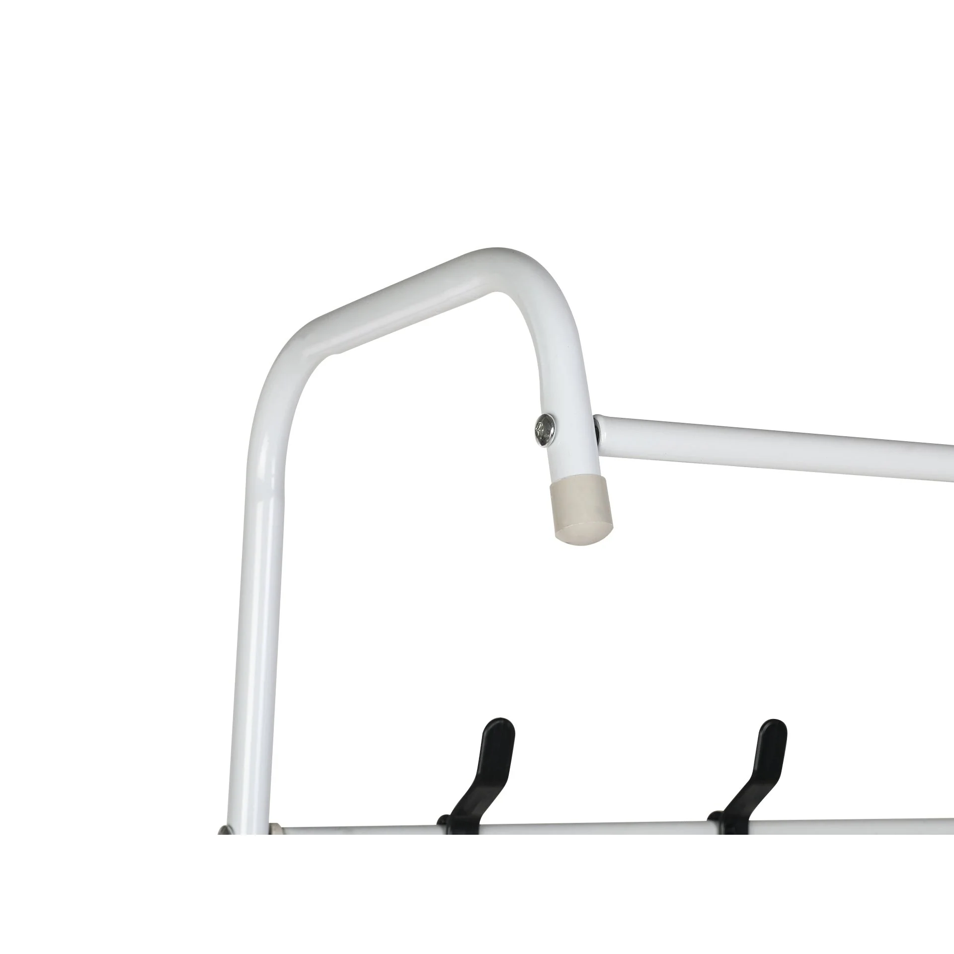 Clothing Garment Rack with Shelves - White - Image 5