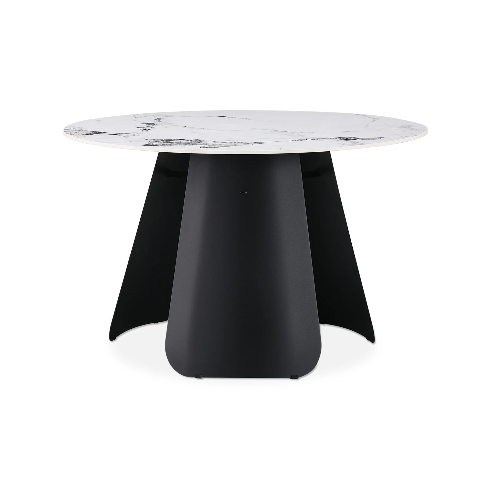 Clyde Round Modern Ceramic Dining Table 120cm x 75cm - Image 6
