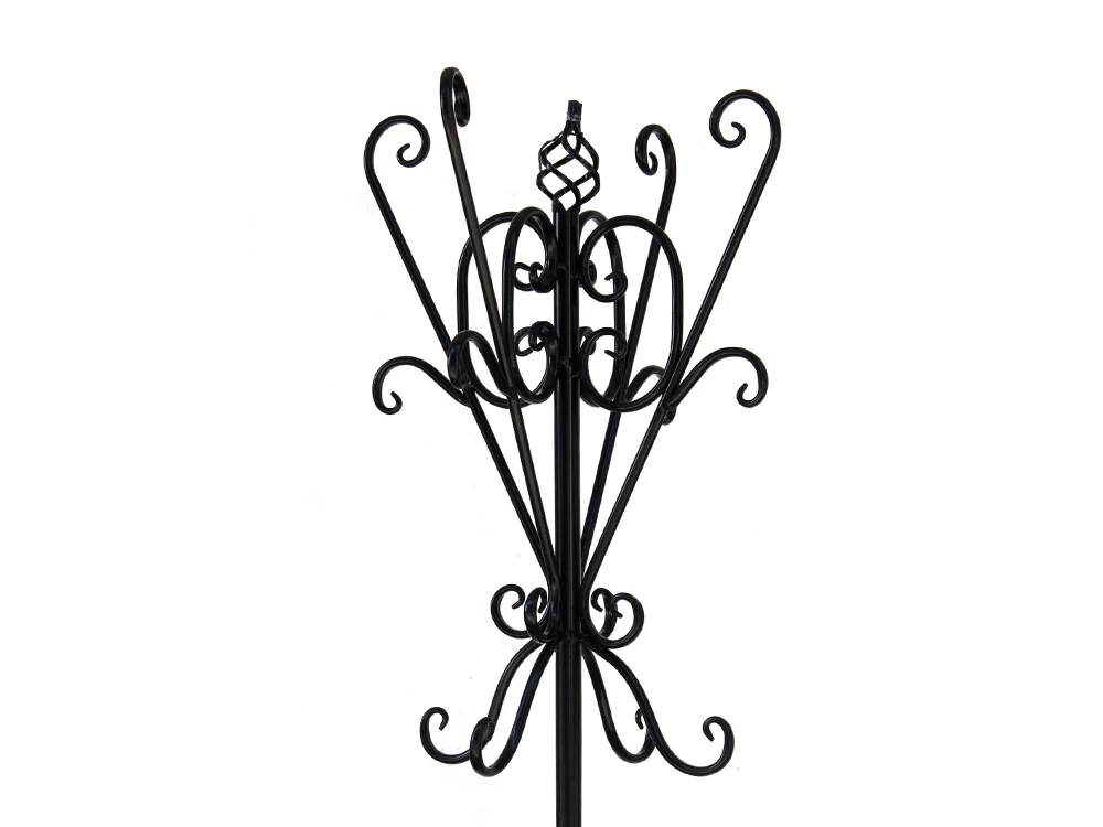 Coat Rack Stand Clothes Rack Coat Hanger Stand 1.8M - Black - Image 4