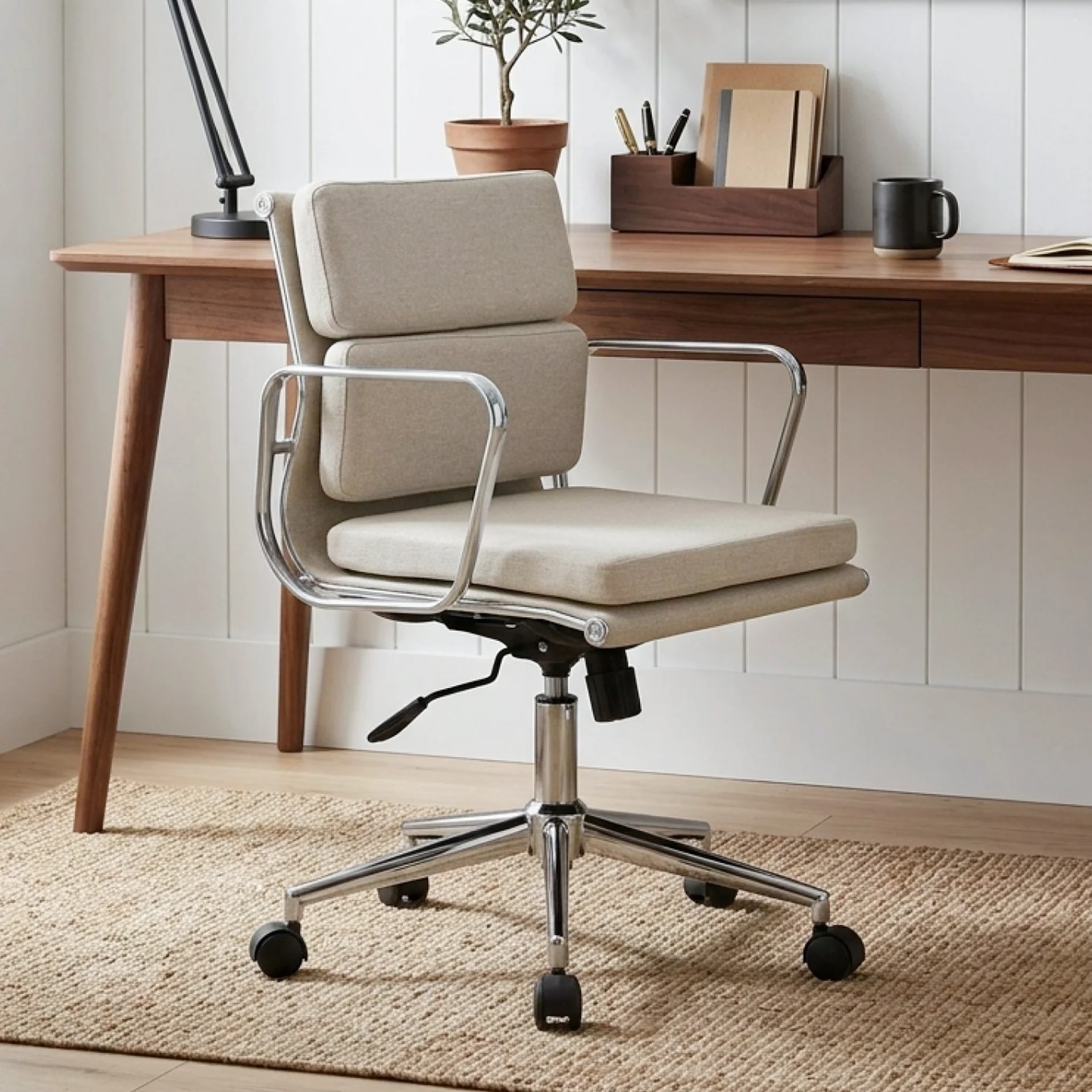 Cody Office Chair - Beige - Image 3