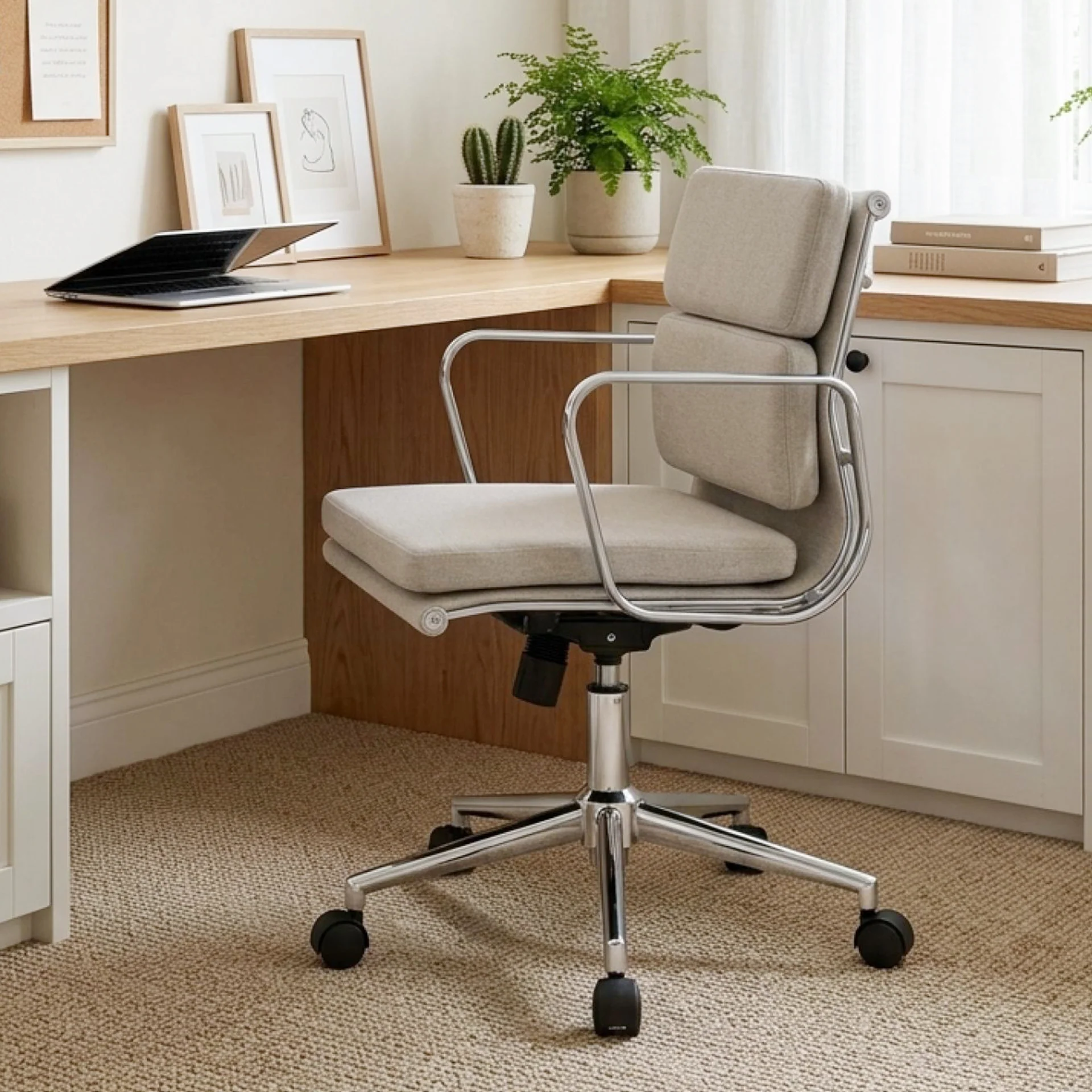 Cody Office Chair - Beige - Image 4