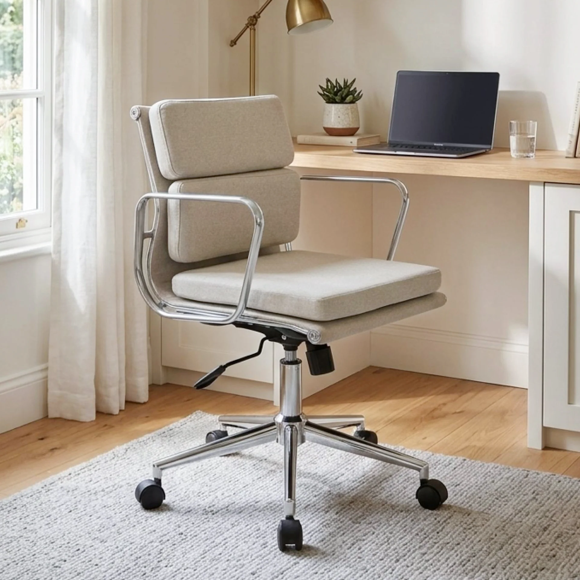Cody Office Chair - Beige - Image 5