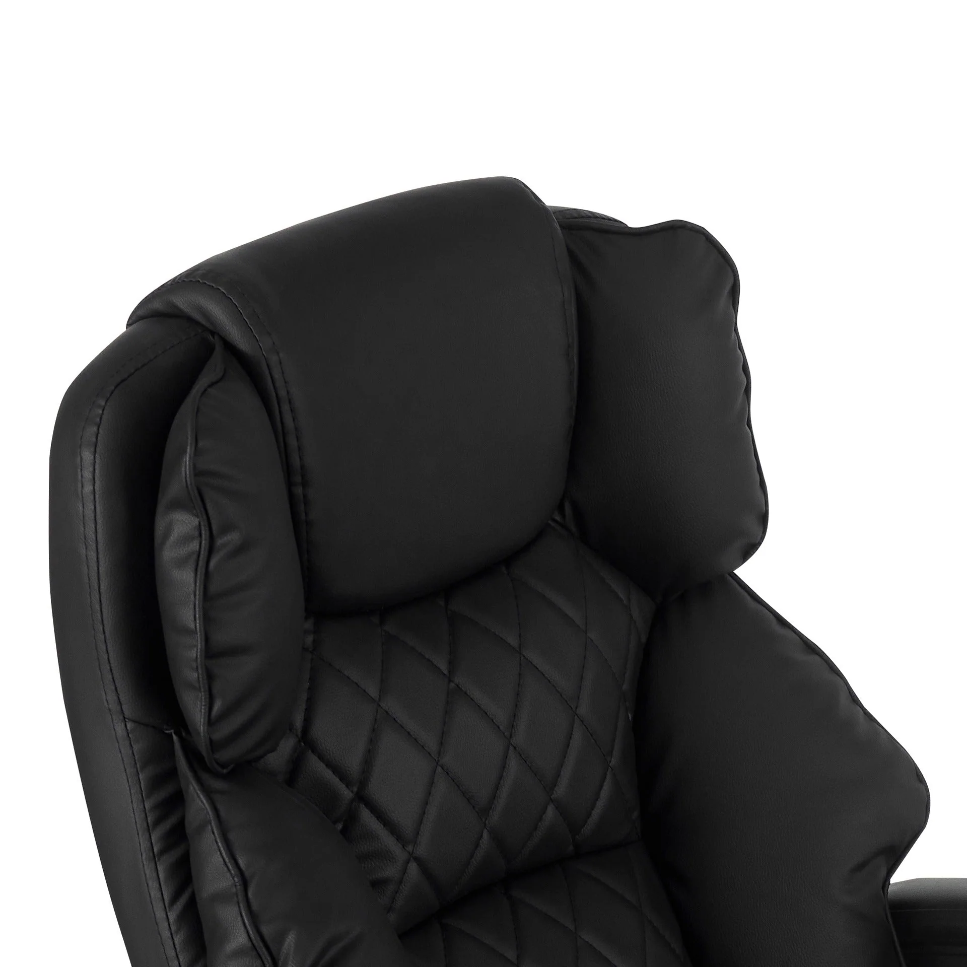 Collin Office Chair with Footrest - Black - Image 11