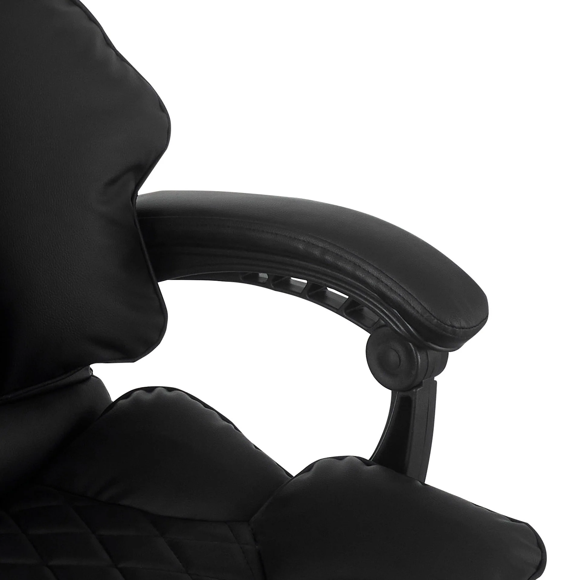 Collin Office Chair with Footrest - Black - Image 13