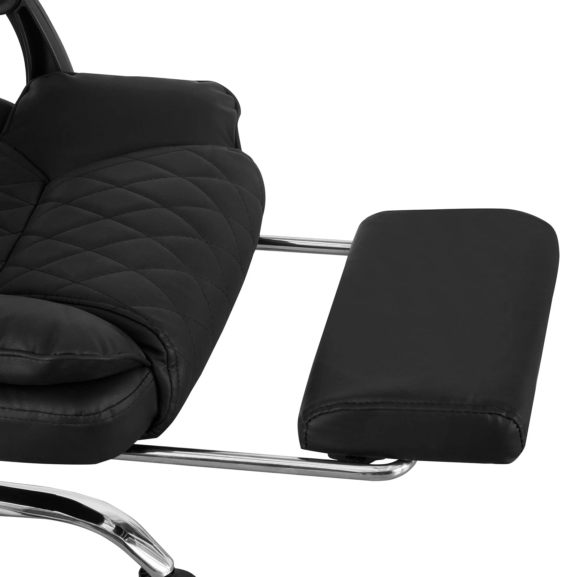 Collin Office Chair with Footrest - Black - Image 14