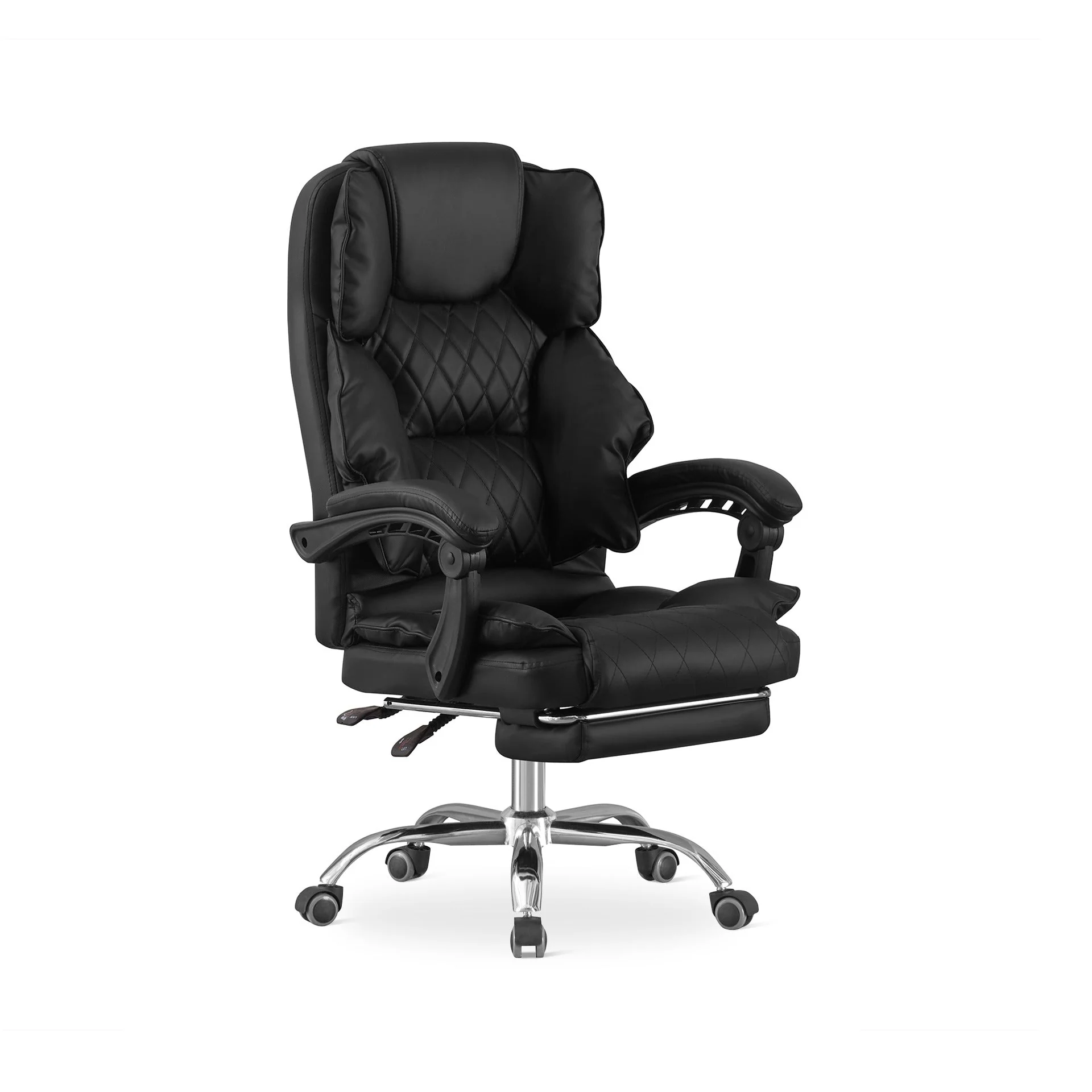 Collin Office Chair with Footrest - Black - Image 6