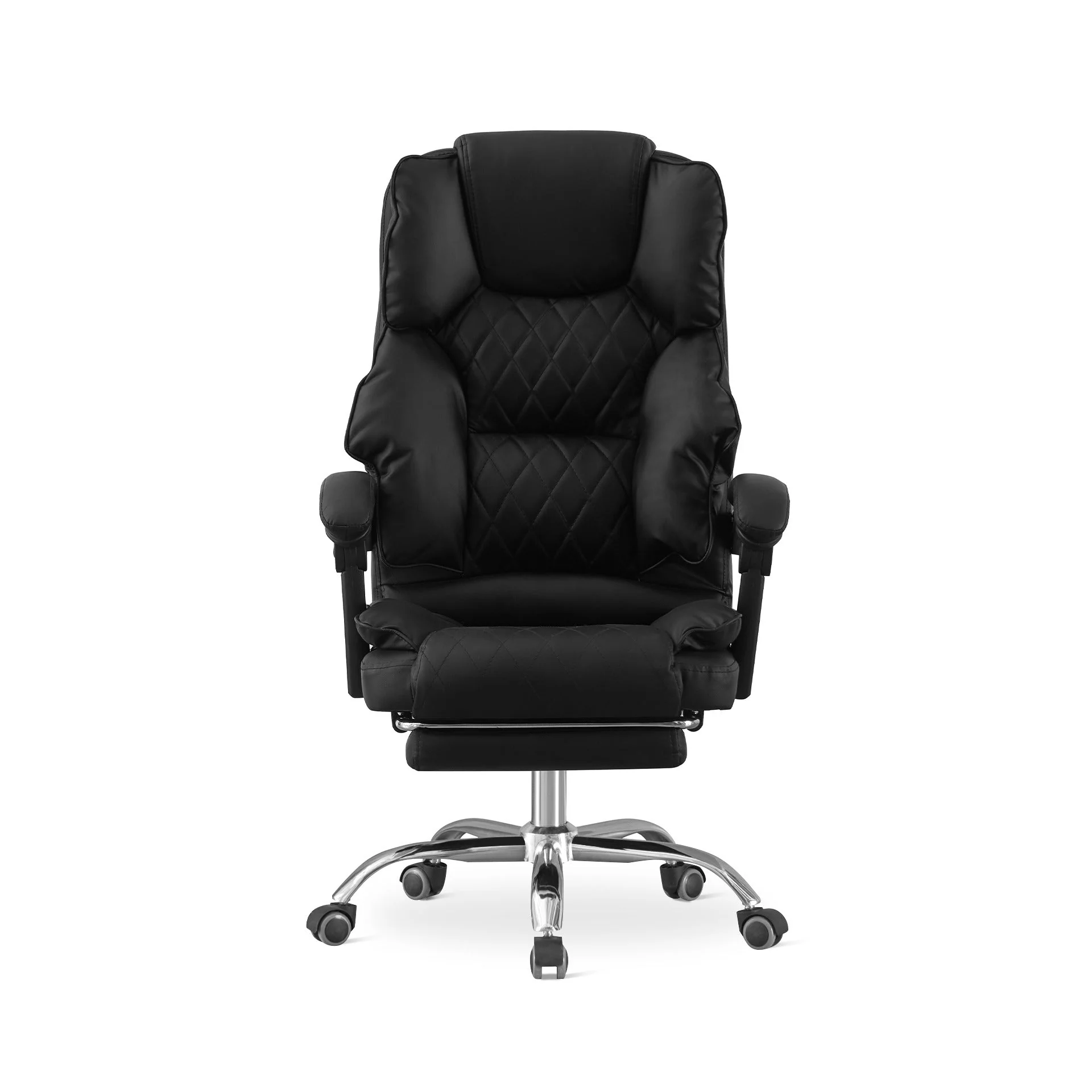 Collin Office Chair with Footrest - Black - Image 7
