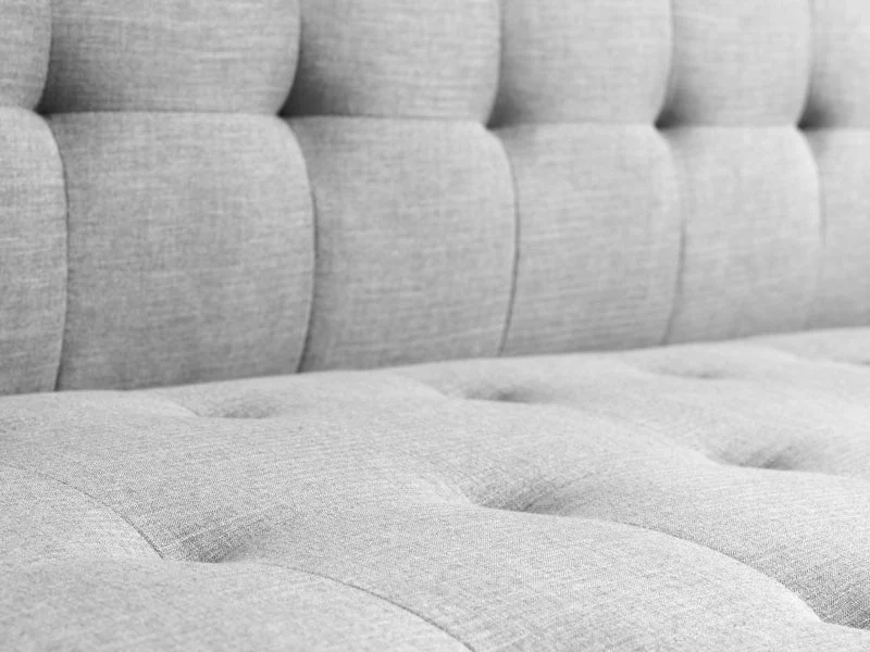 COLORADO 3 Seater Sofa Bed Futon with Chaise - LIGHT GREY - Image 6