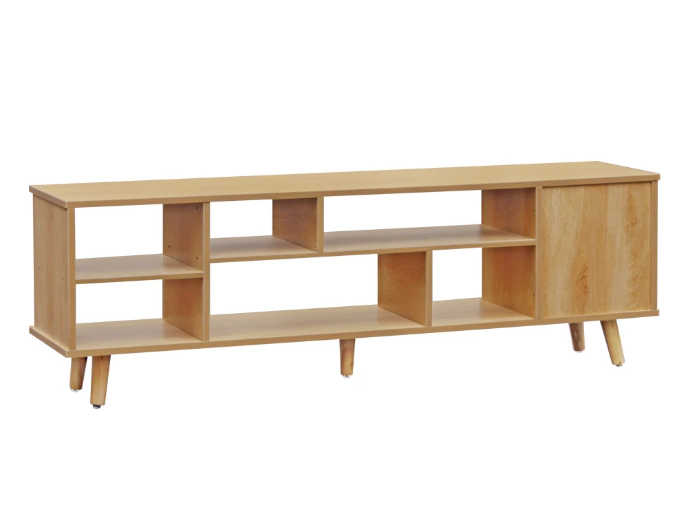 COMO 1.4M Entertainment Media TV Unit - Oak - Image 10