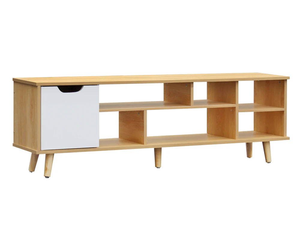 COMO 1.4M Entertainment Media TV Unit - Oak - Image 3