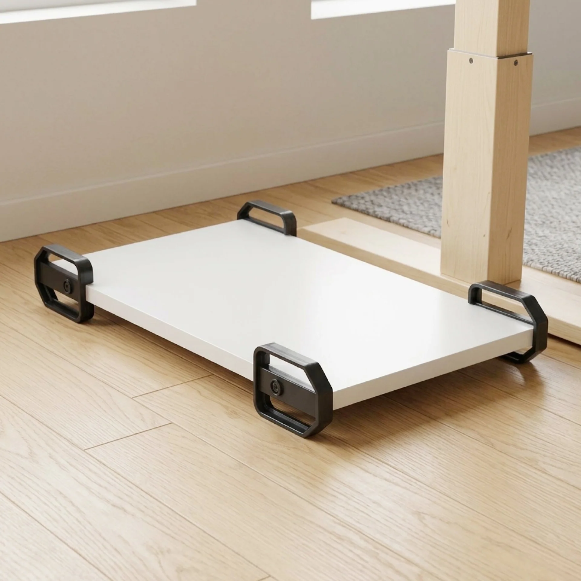 Computer Host Tray - White
