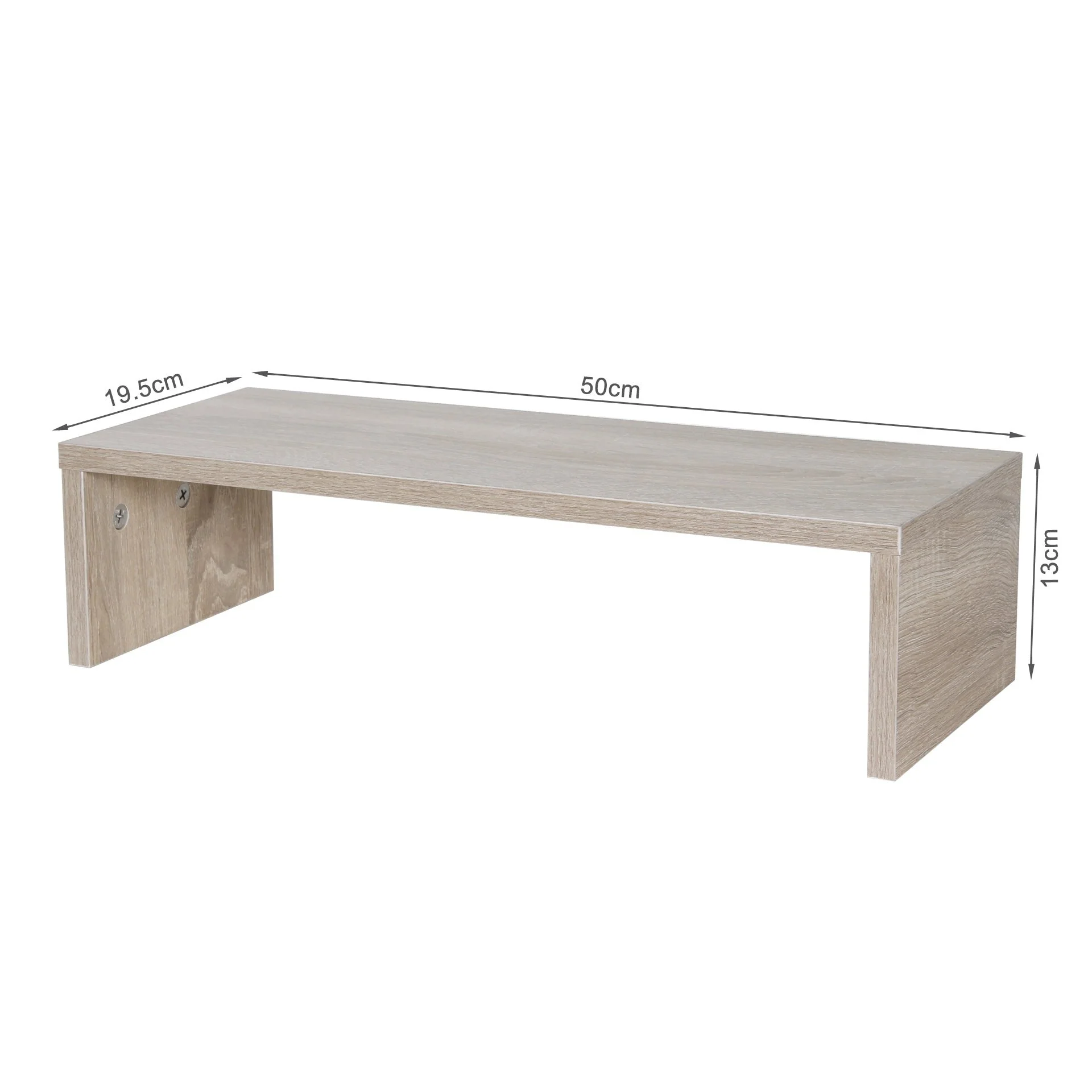 Computer Monitor Stand Laptop Stand Riser - Oak - Image 5