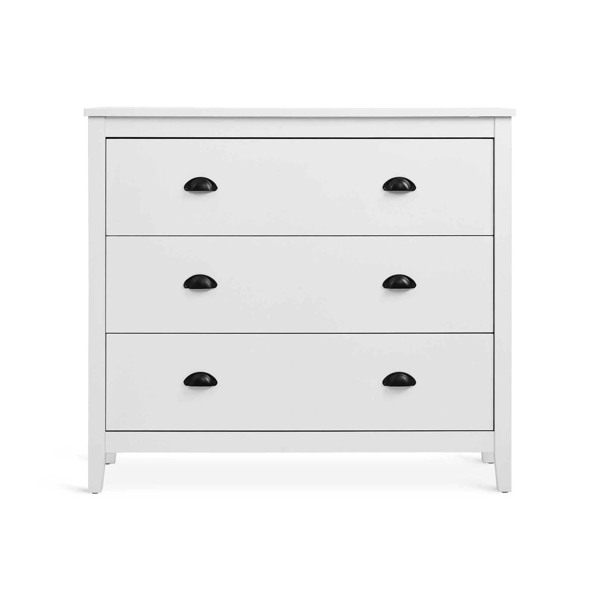 Congo 3 Drawers Tallboy - White - Image 7