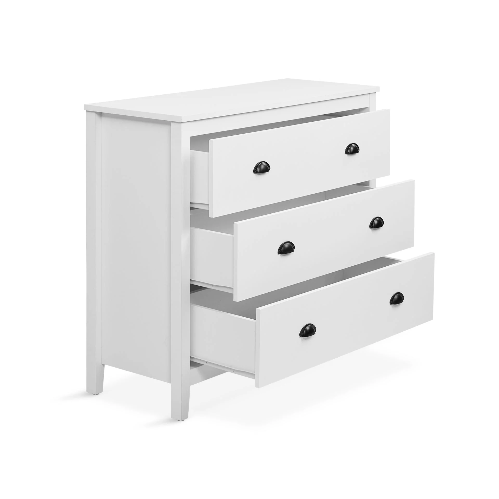 Congo 3 Drawers Tallboy - White - Image 8