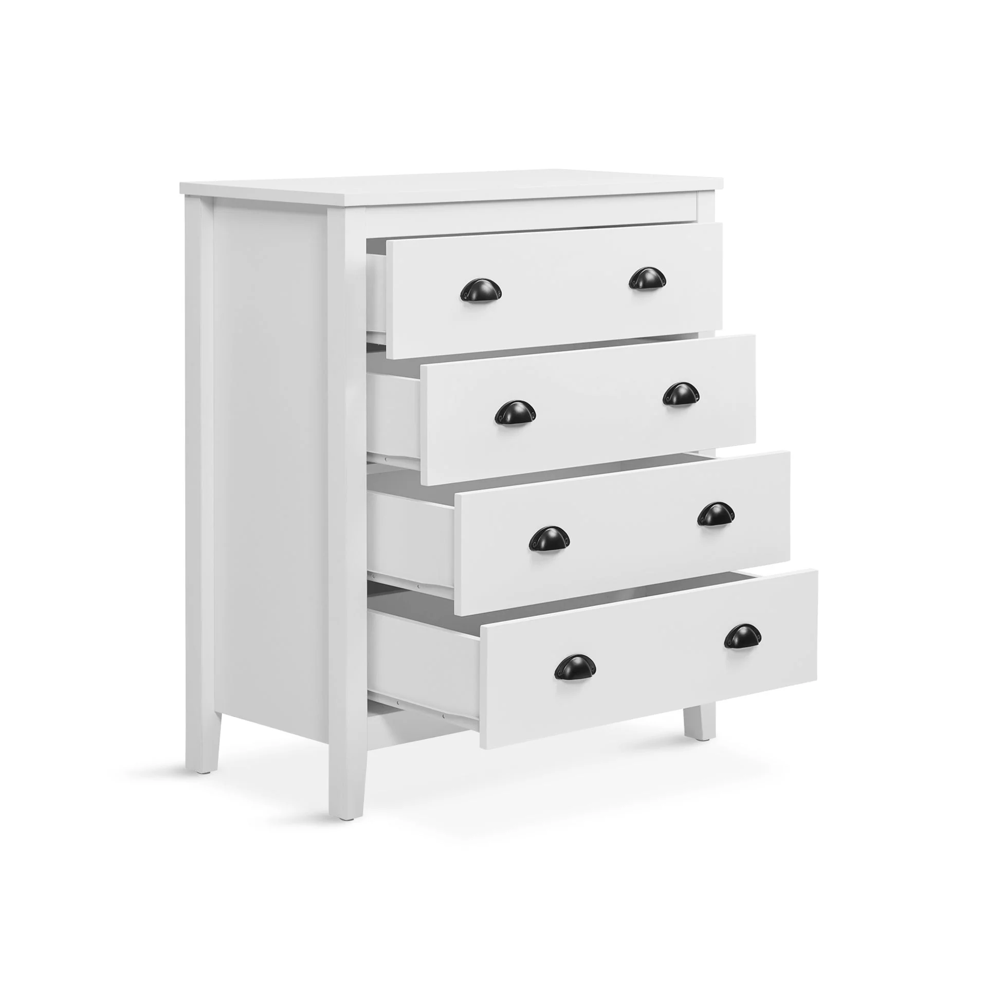 Congo 4 Drawers Tallboy - White - Image 7
