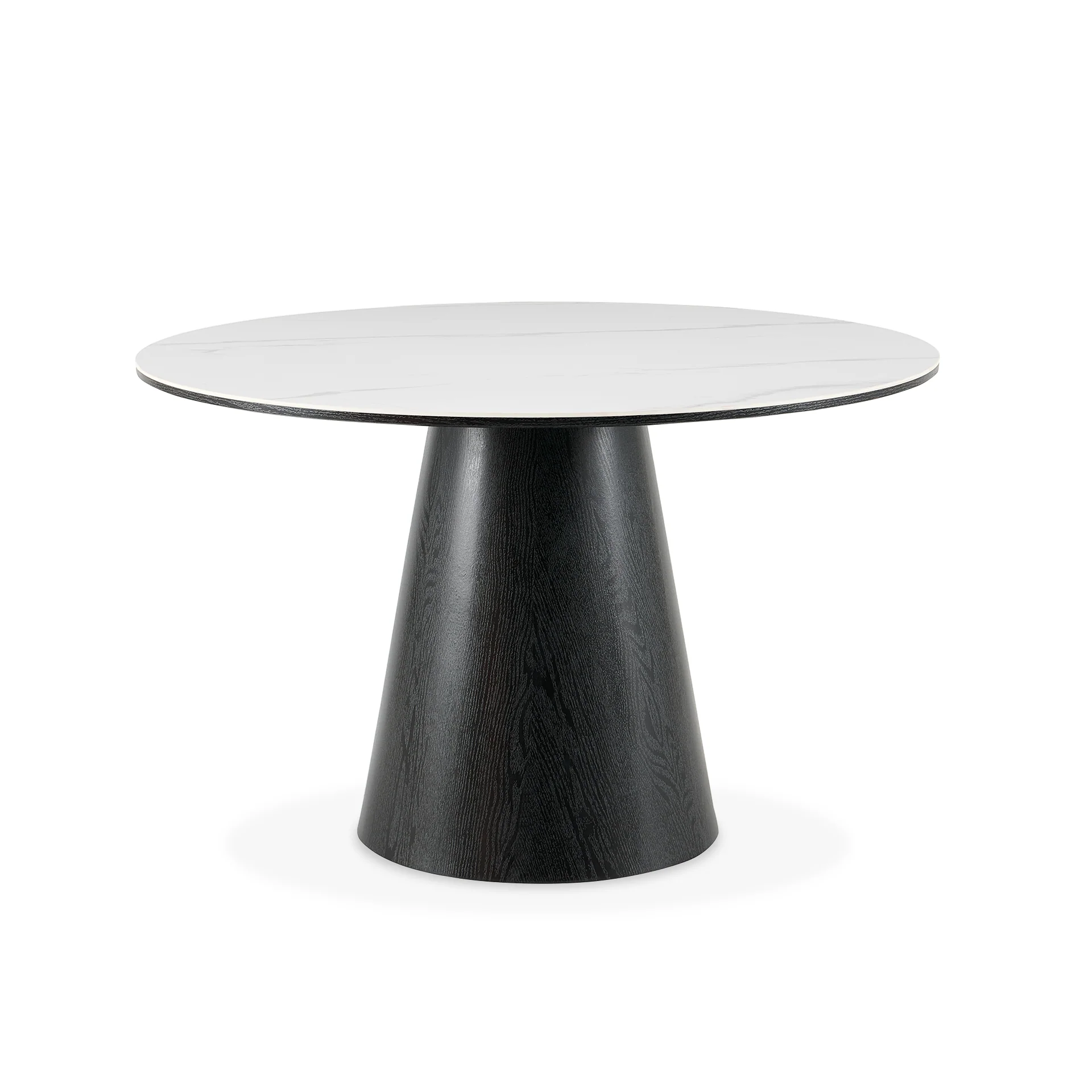 Consera Round Dining Table 120x75cm - Snow White - Image 7