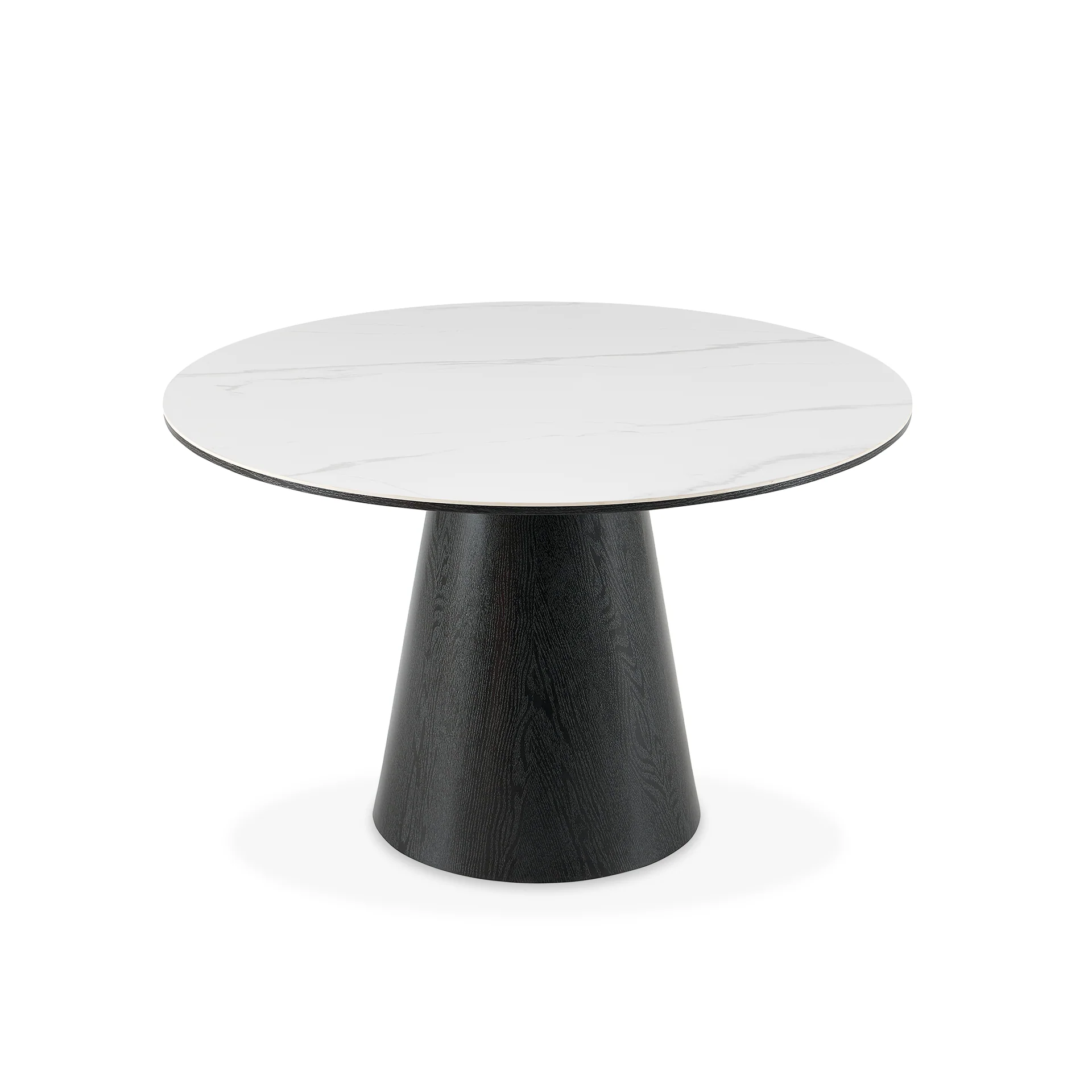 Consera Round Dining Table 120x75cm - Snow White - Image 8