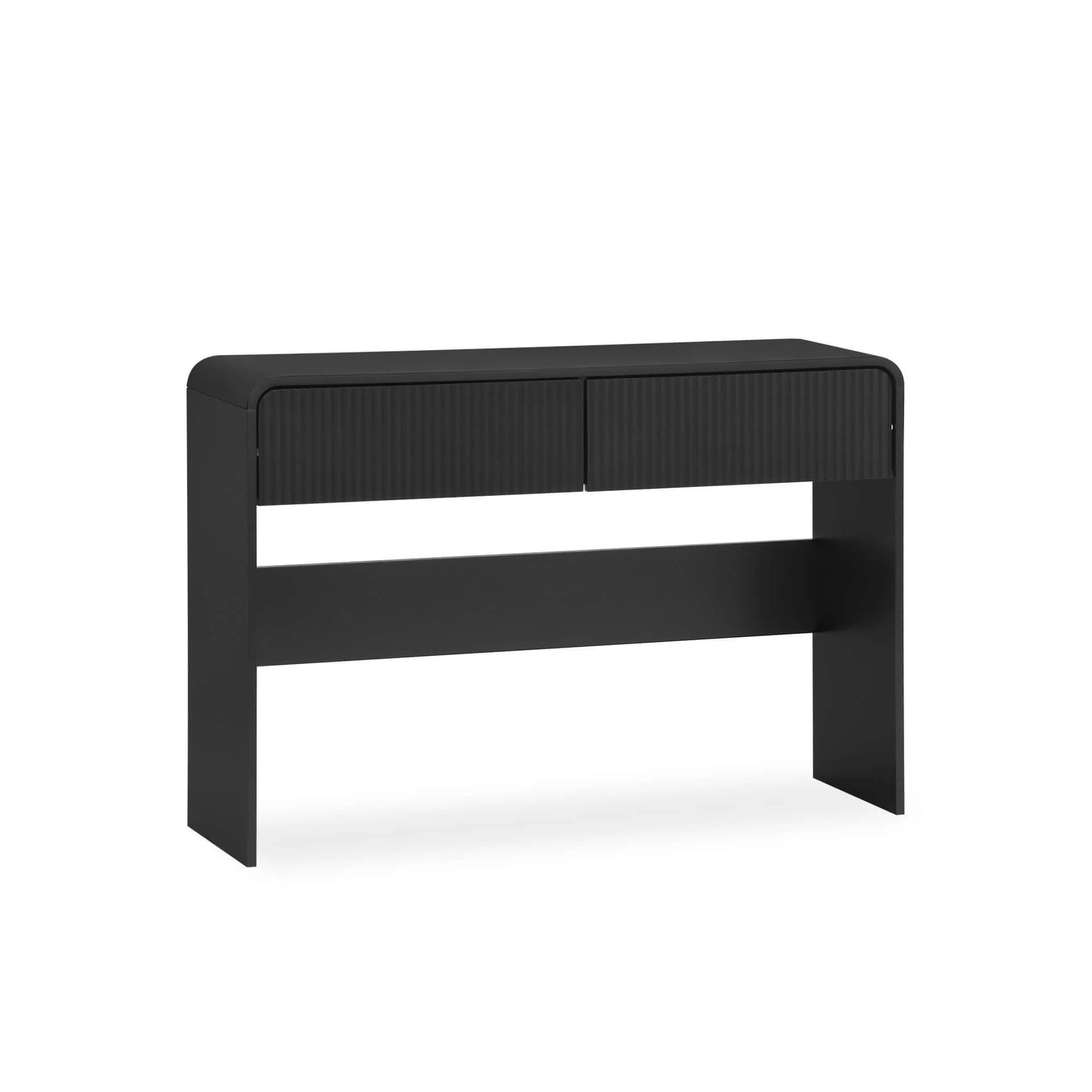 Cannock Console Table With 2 Drawers - Black - Image 2