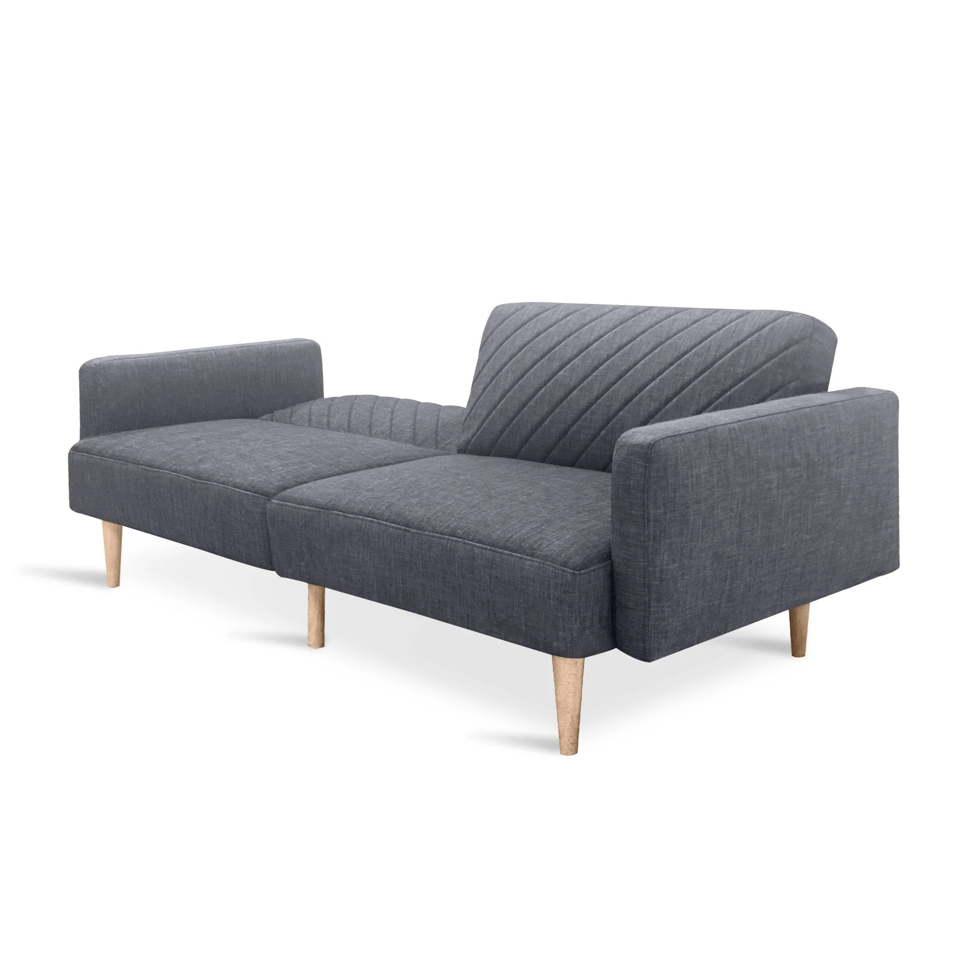 Cordova 3 Seater Sofa Bed - Dark Grey - Image 10