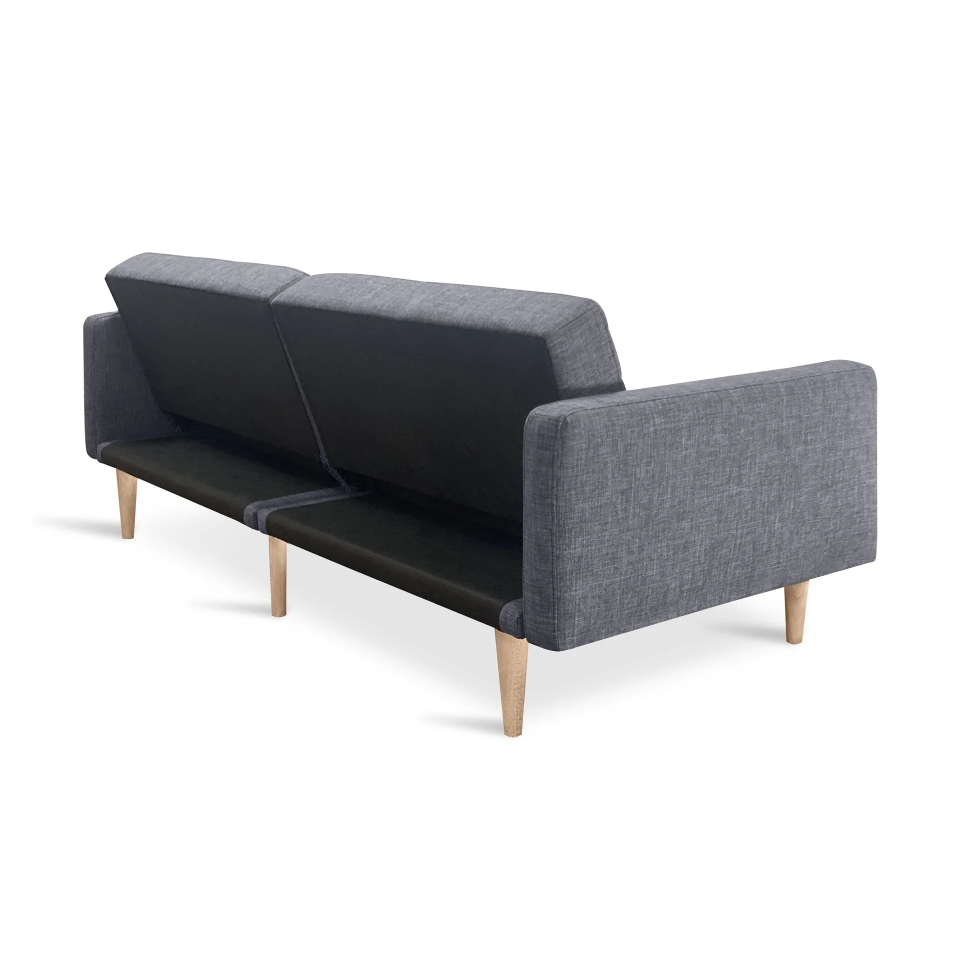 Cordova 3 Seater Sofa Bed - Dark Grey - Image 12