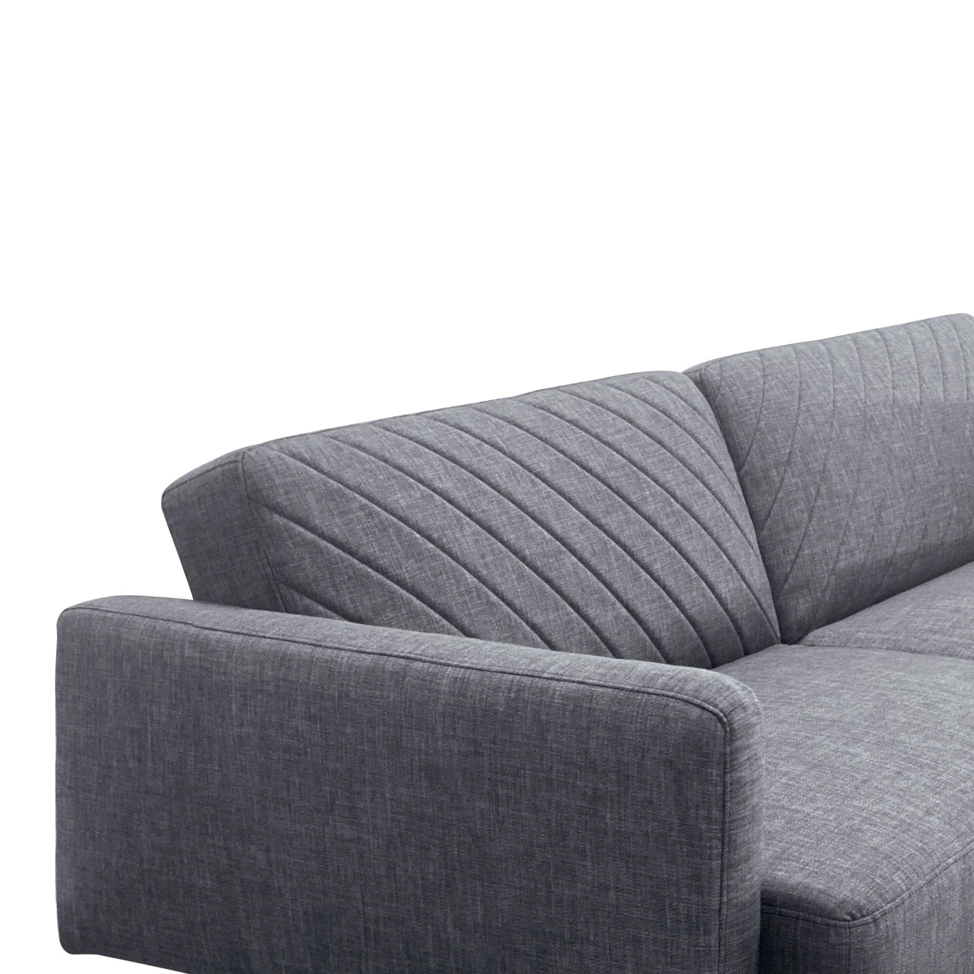 Cordova 3 Seater Sofa Bed - Dark Grey - Image 14