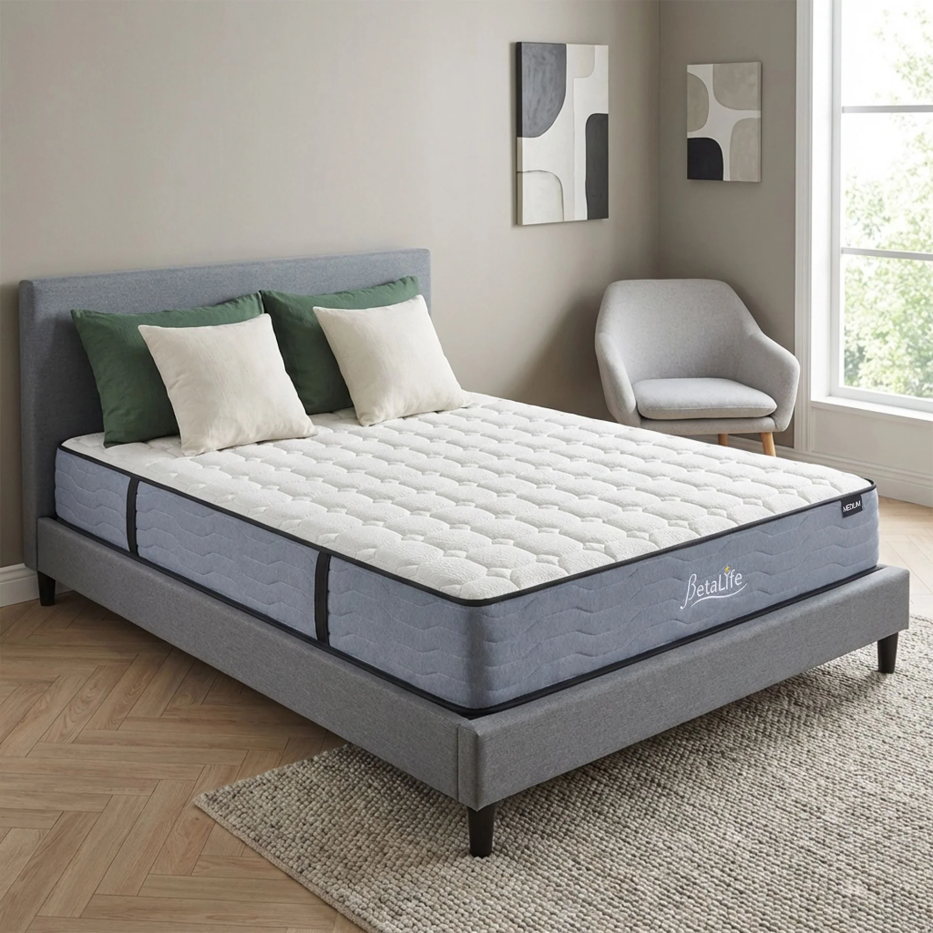 Cosy Classic Pocket Spring Medium Mattress - Double - Image 14