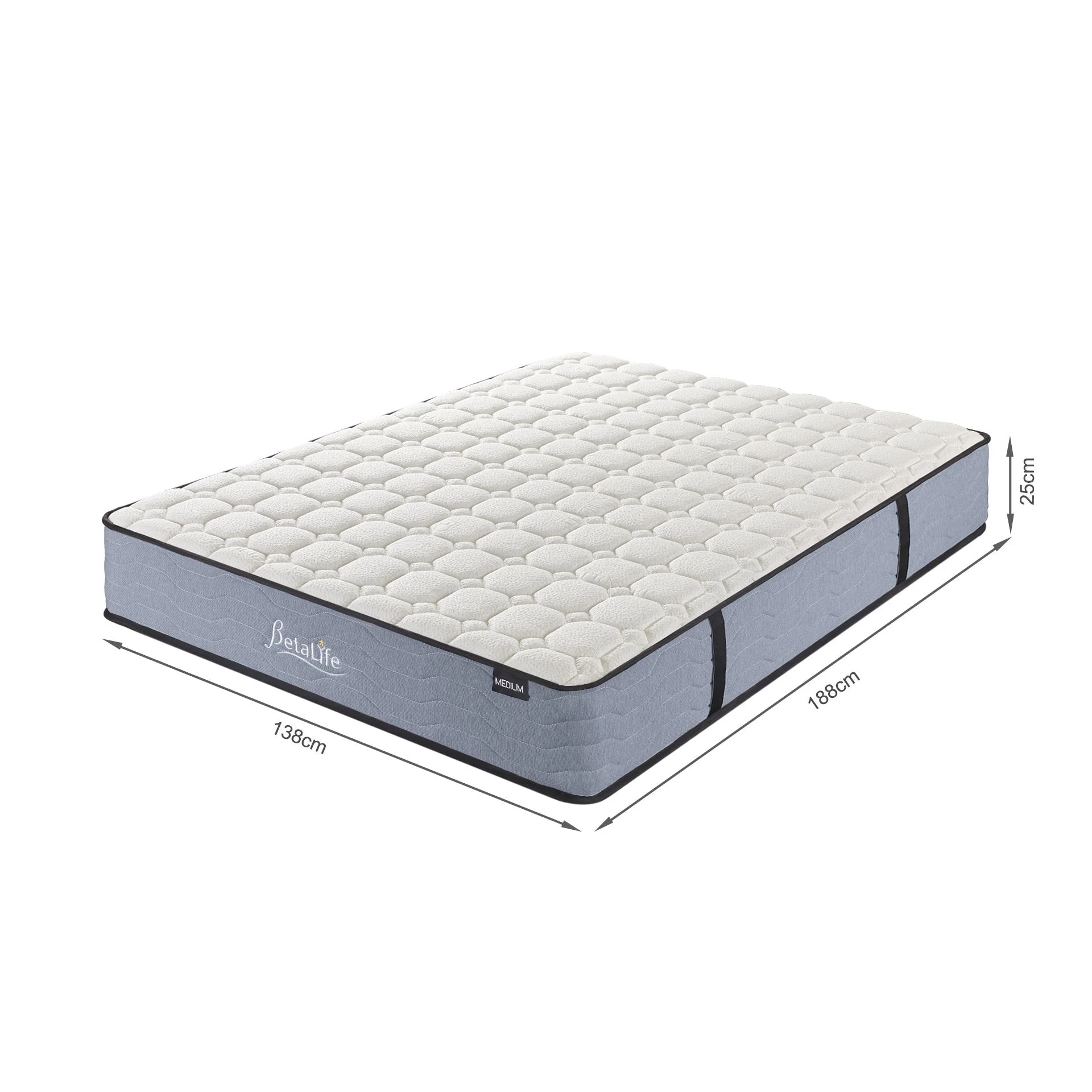Cosy Classic Pocket Spring Medium Mattress - Double - Image 17