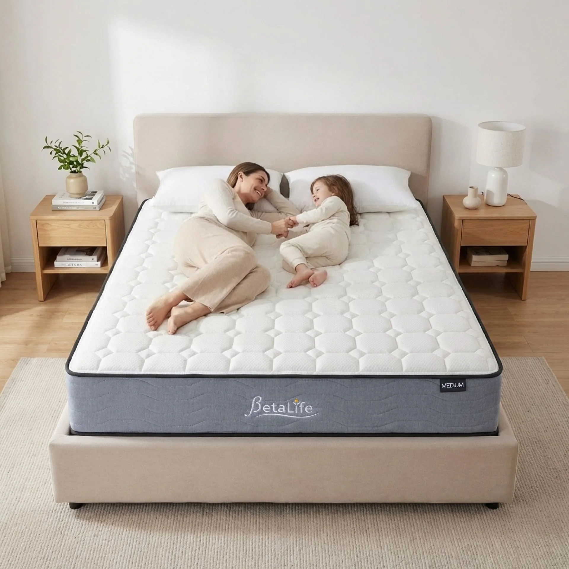 Cosy Classic Pocket Spring Medium Mattress - Double - Image 2