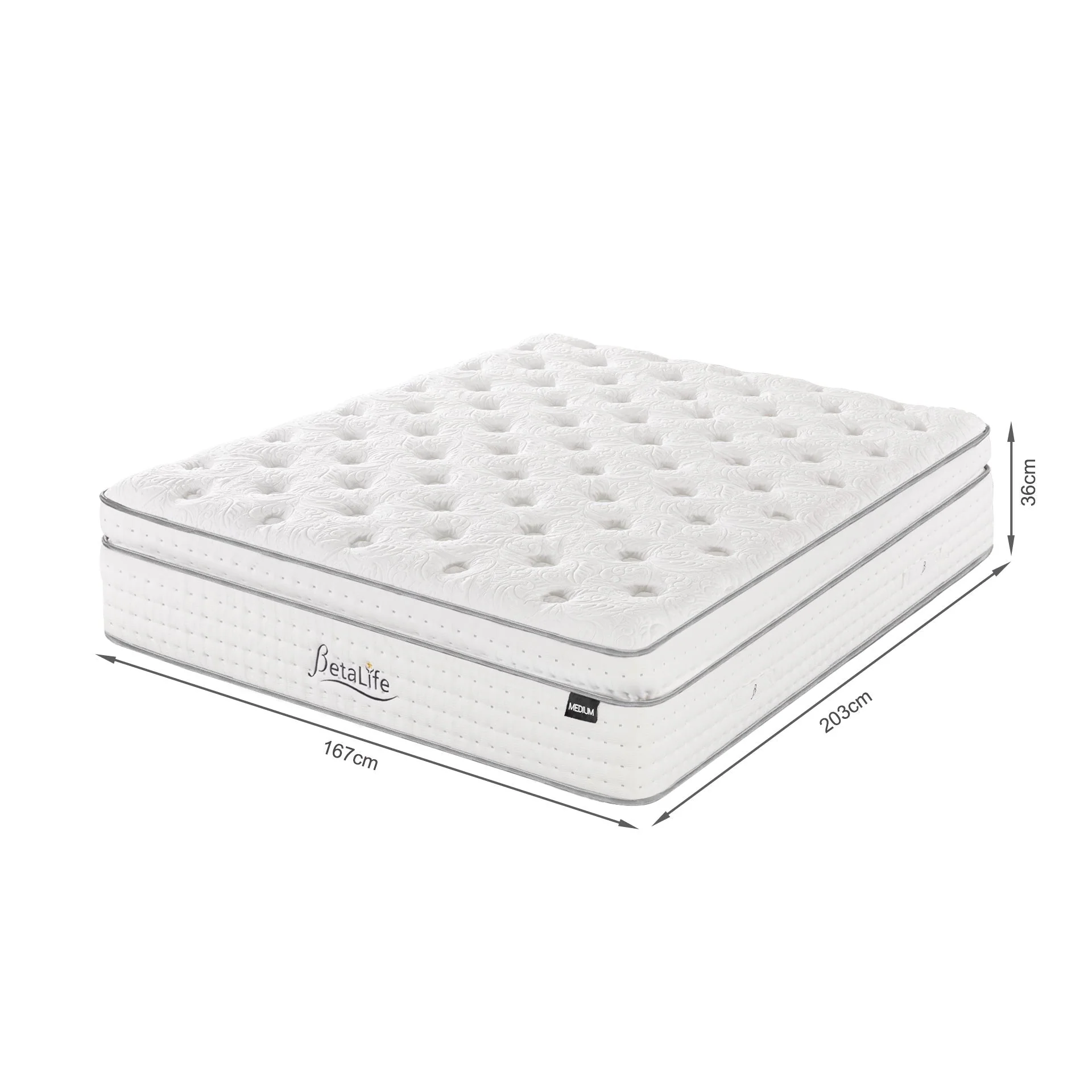 Cosy Elite Cool Gel Memory Foam Medium Plush Mattress - King - Image 12