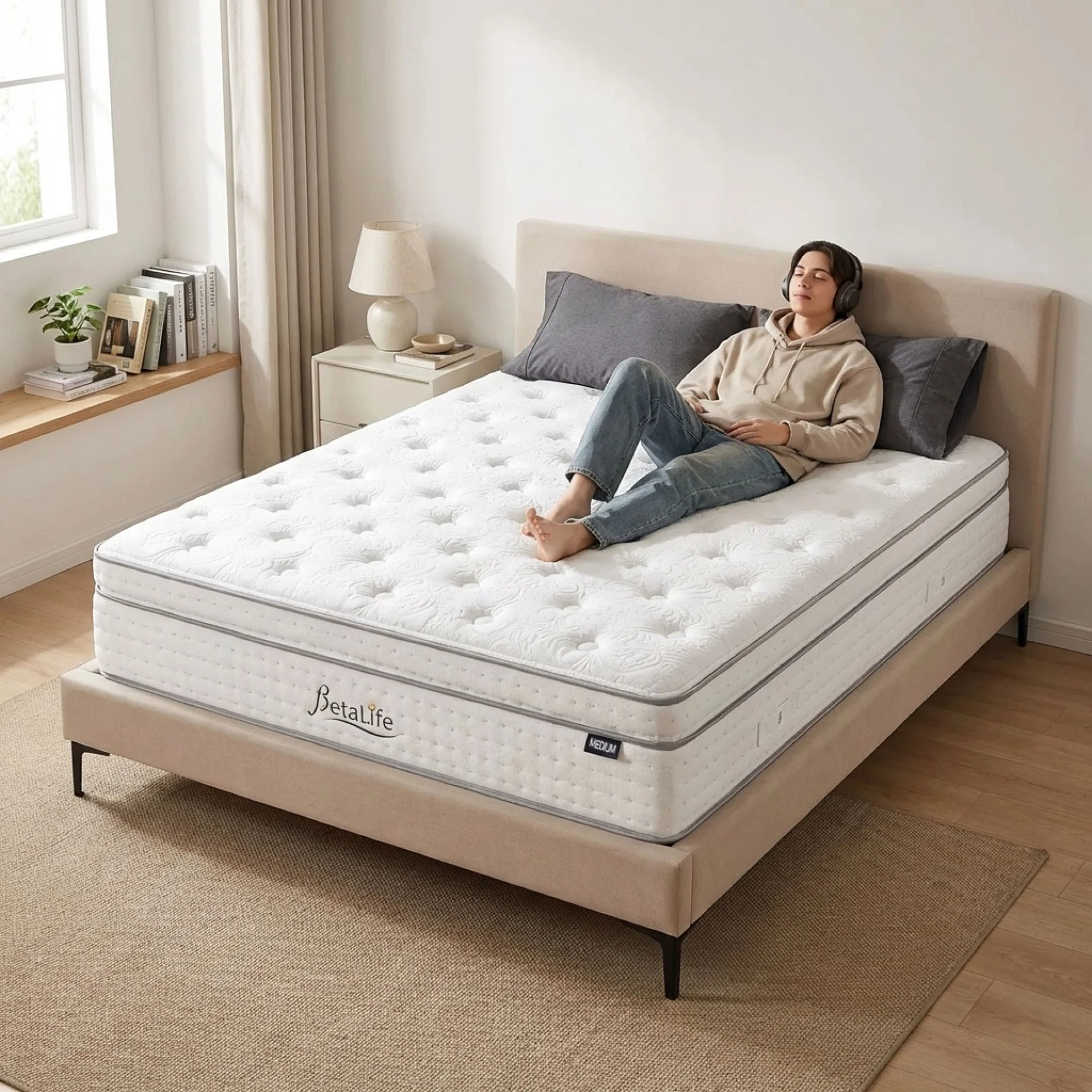 Cosy Elite Cool Gel Memory Foam Medium Plush Mattress - King - Image 17