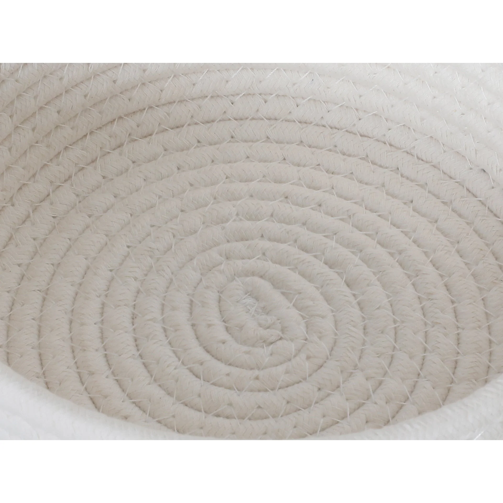 Cotton Rope Basket - Set of 2 - White - Image 5